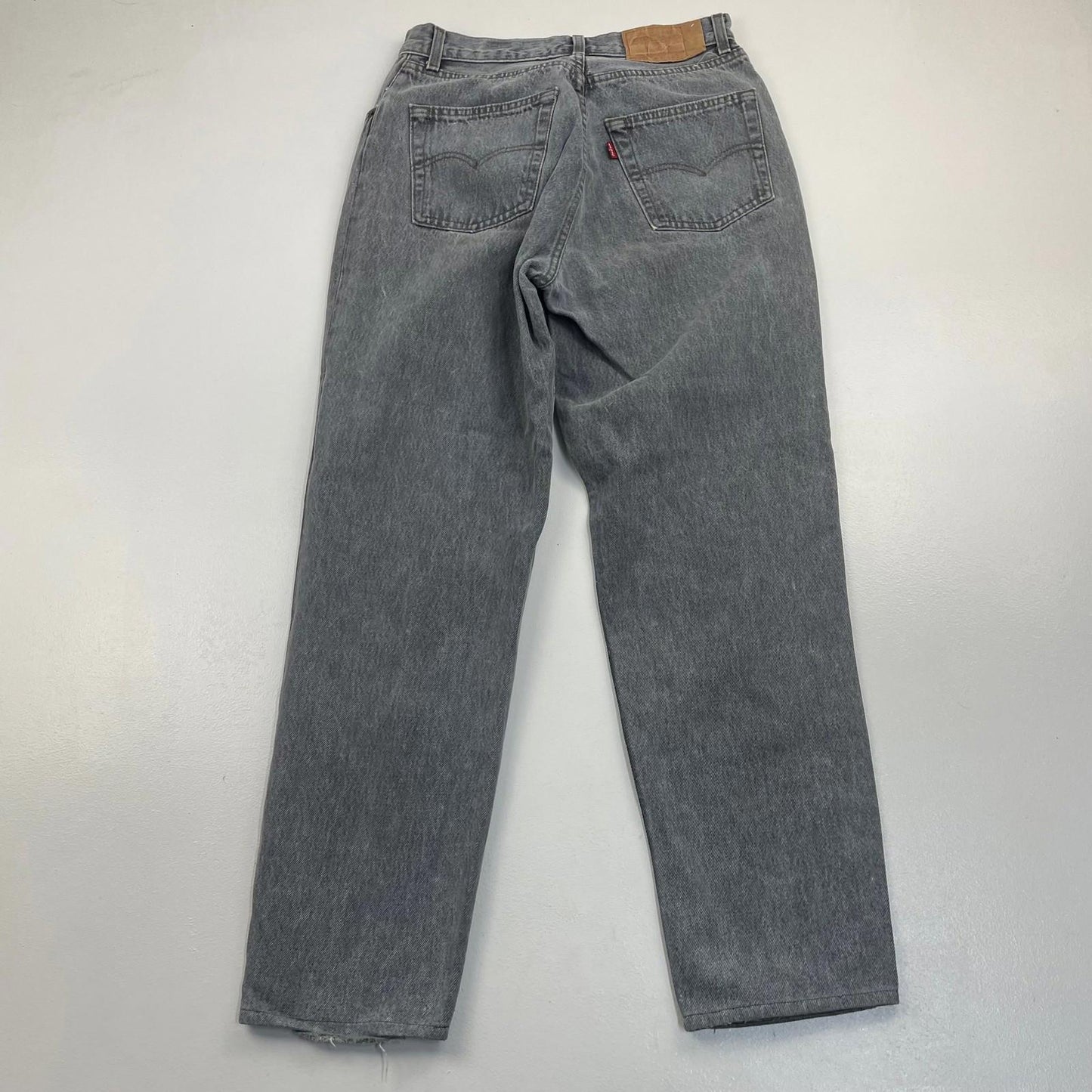 Levi's Vintage Jeans Grey Straight Leg Classic Women UK Size 8