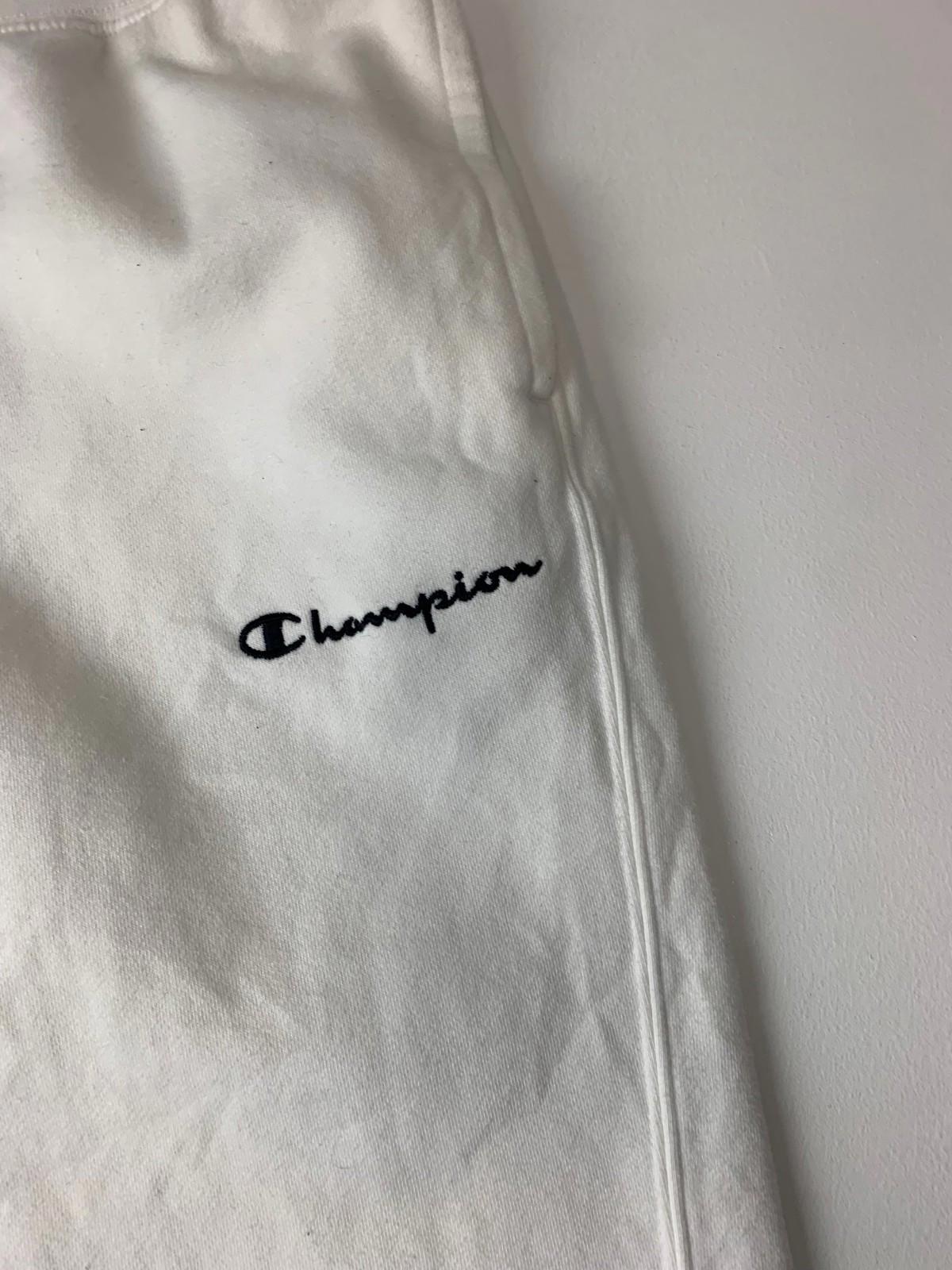 CHAMPION Sweatpants White Athletic Joggers Women's S