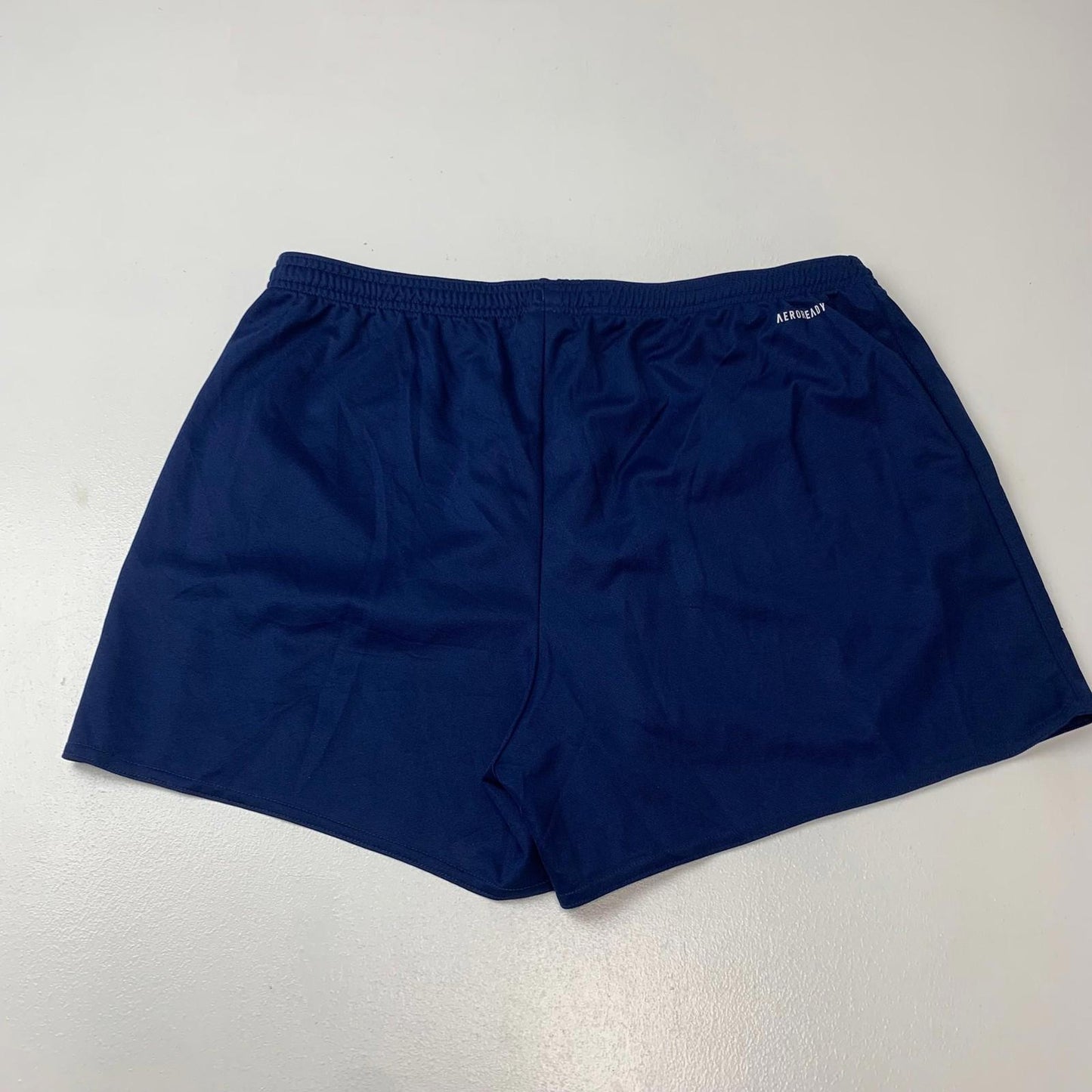 ADIDAS Aeroready Athletic Shorts Blue Breathable Activewear Women UK 16-18
