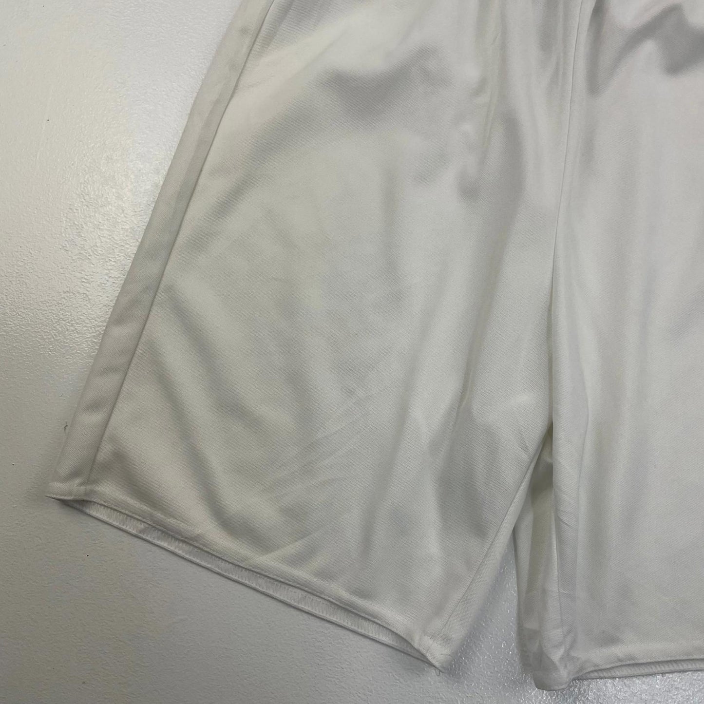 ADIDAS Climalite Athletic Shorts Lightweight Elastic Waist White Boys 13-14