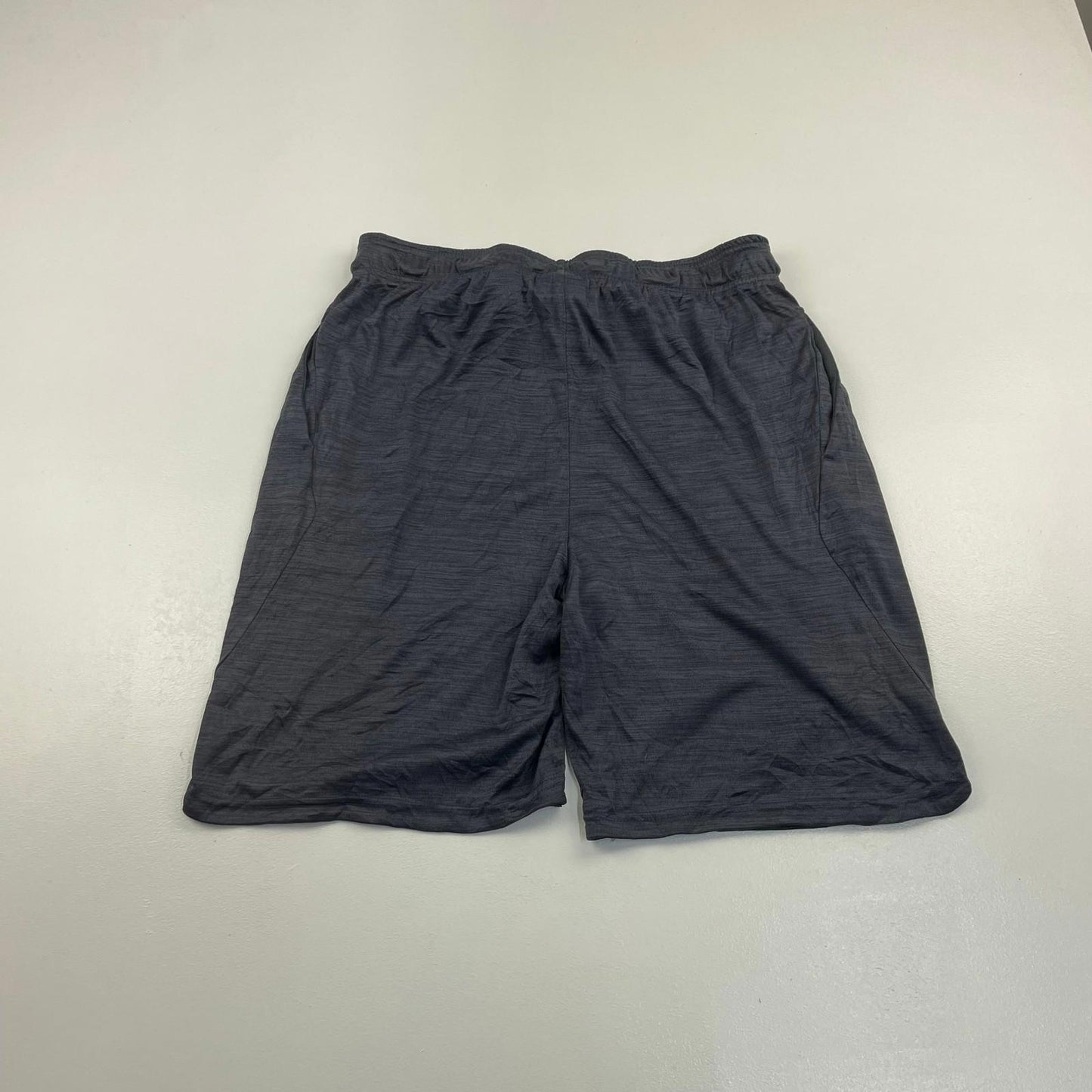 REEBOK Athletic Shorts Lightweight Activewear Grey Mens Size L