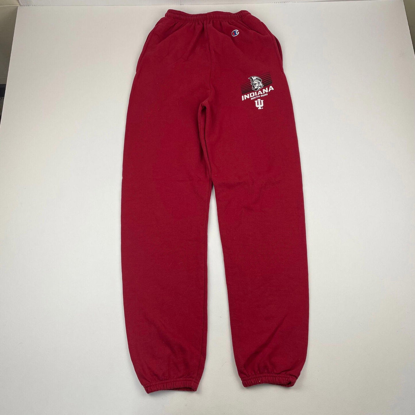 Men’s CHAMPION USA NFL Red Indiana State Joggers , Size Small