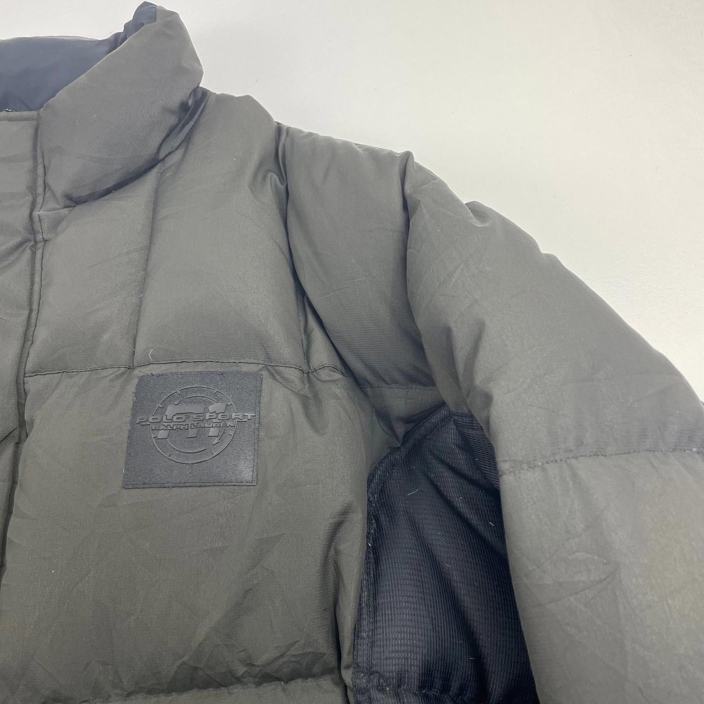 Polo Sport Ralph Lauren Puffer Quilted Jacket Y2K Black Mens XXL