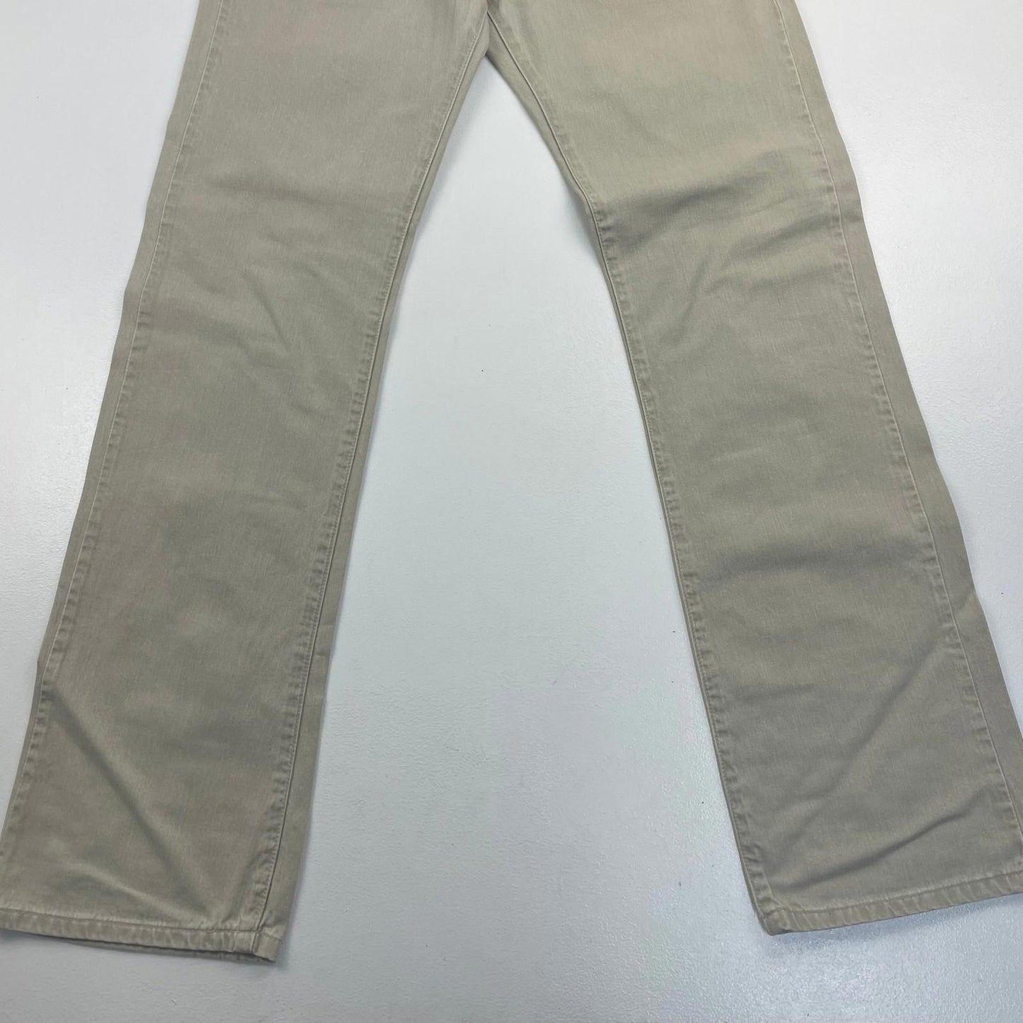 Levi Strauss 551 Straight Leg Beige Trousers Classic Mens W29 L34