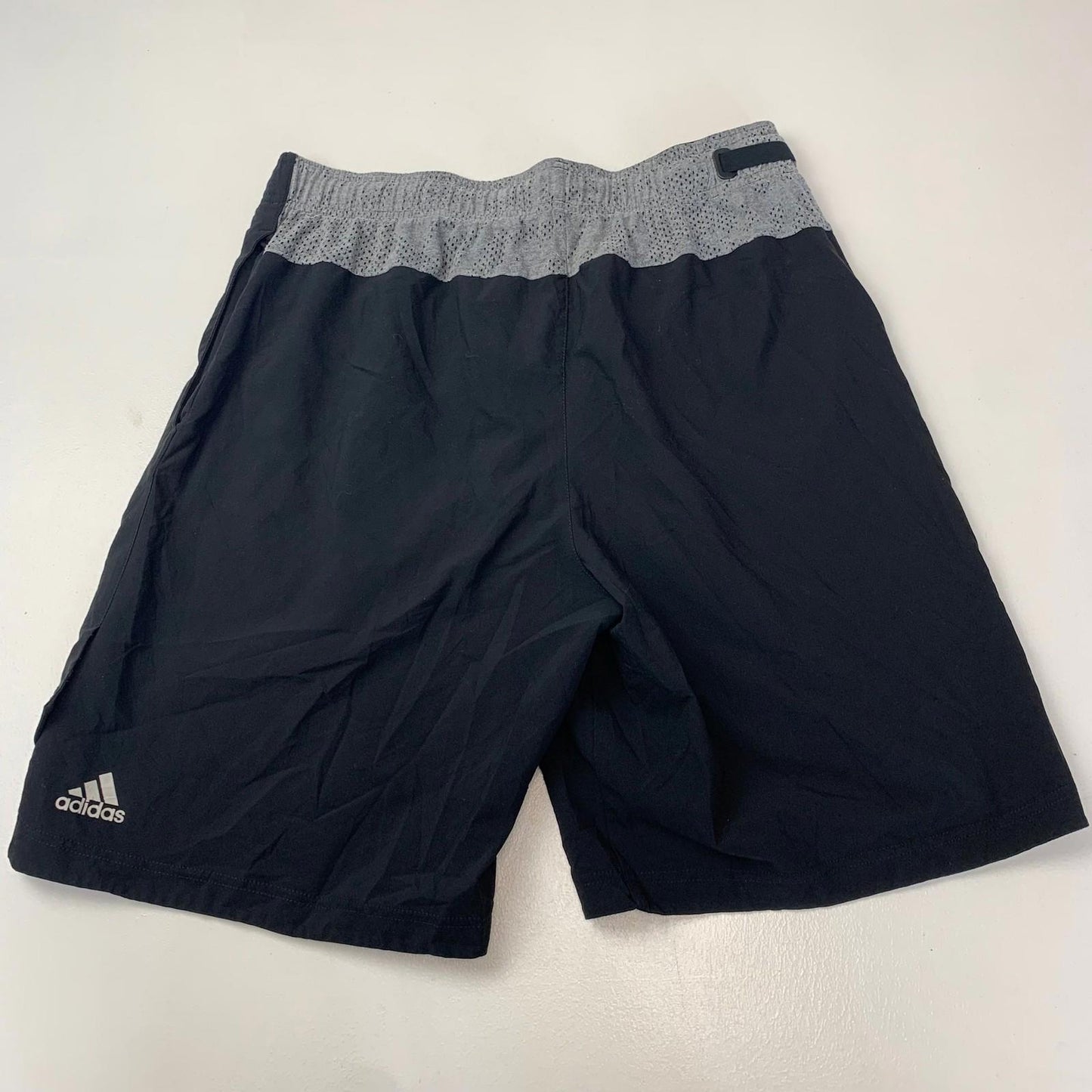 ADIDAS Athletic Shorts Black Mens UK L