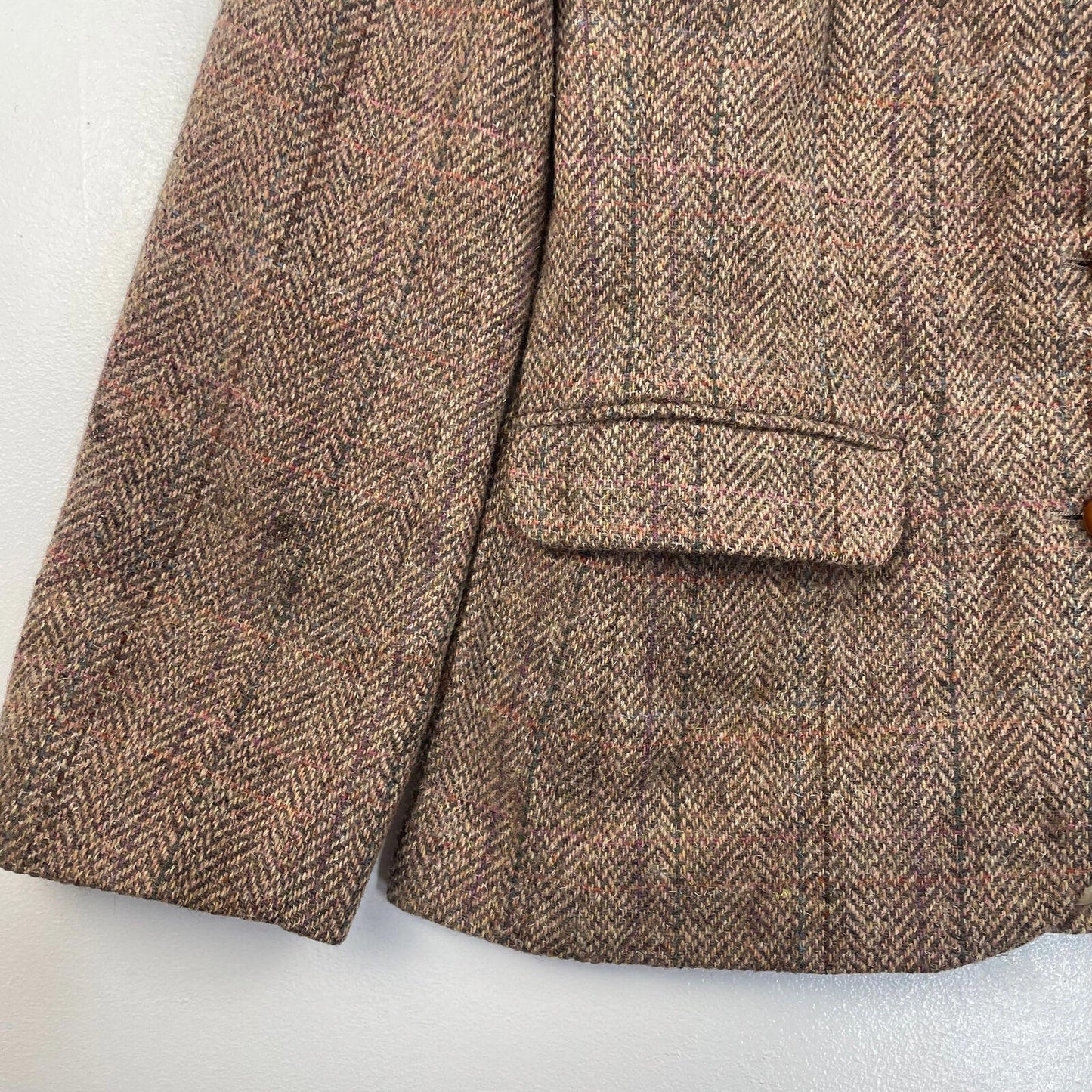 Women’s RICHARD EVANS Brown TWEED JACKET , Size 38R