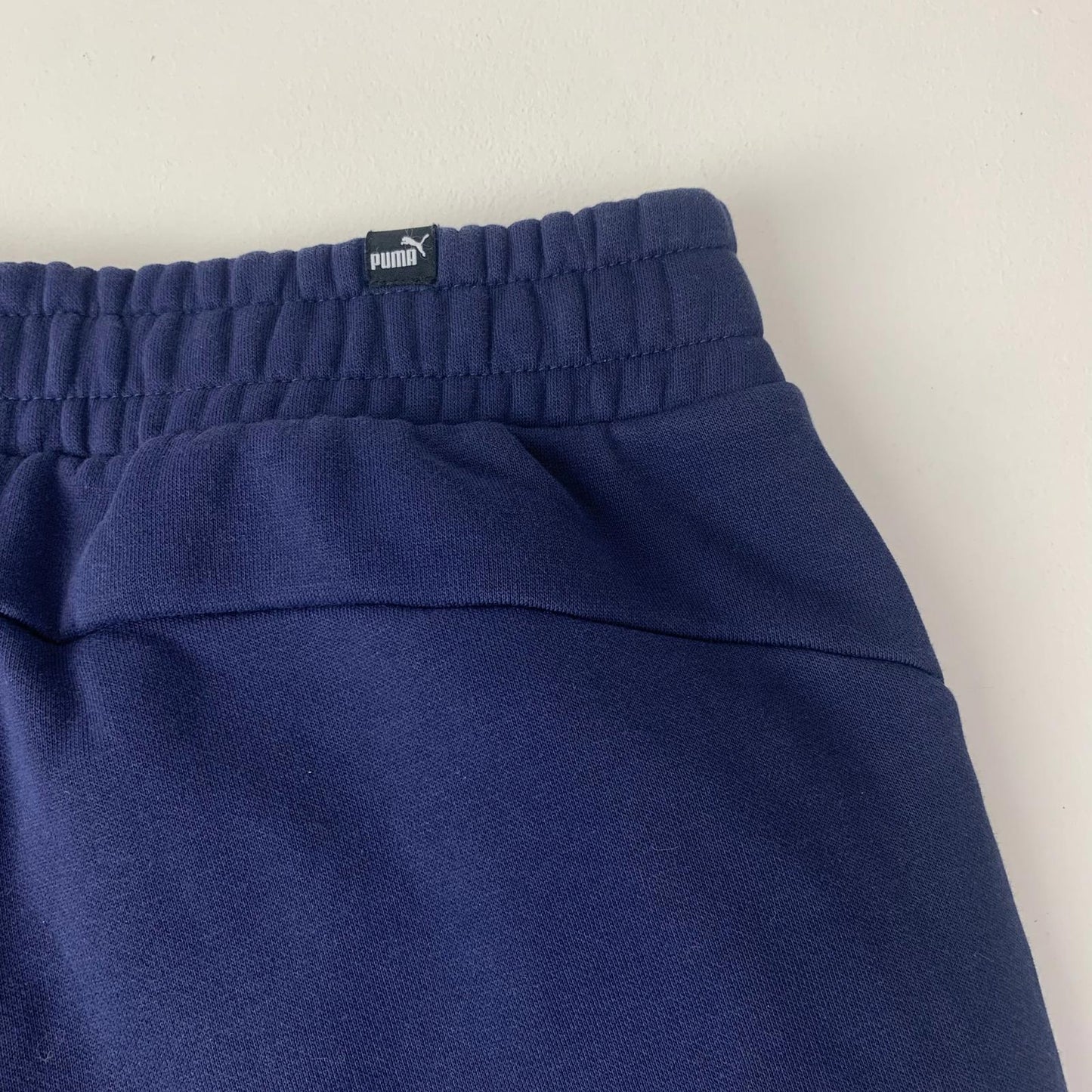 PUMA Sweatpants Jogger Style Elastic Waist Blue Men's Small