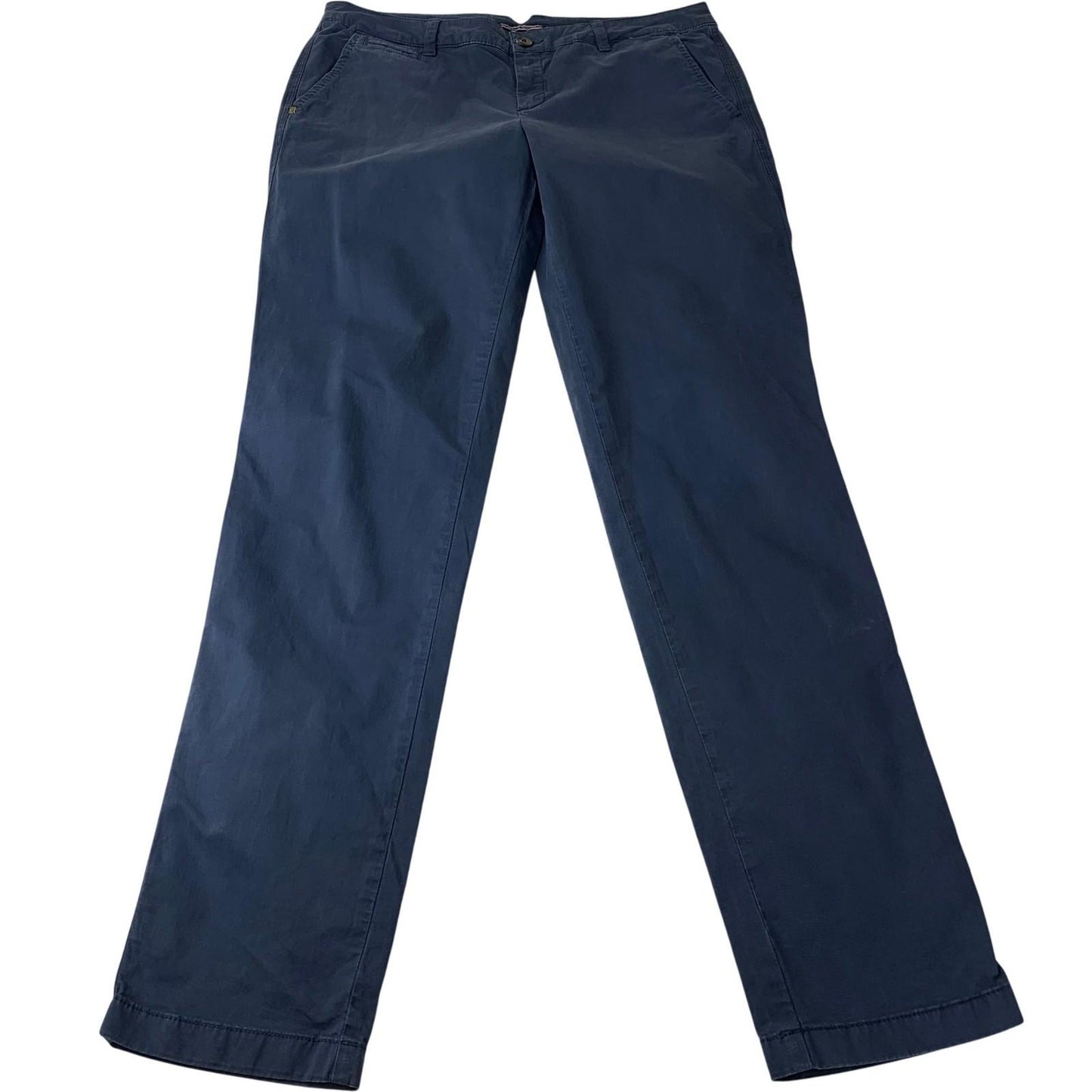 Tommy Hilfiger Trousers Classic Straight Chino Blue Women UK 12
