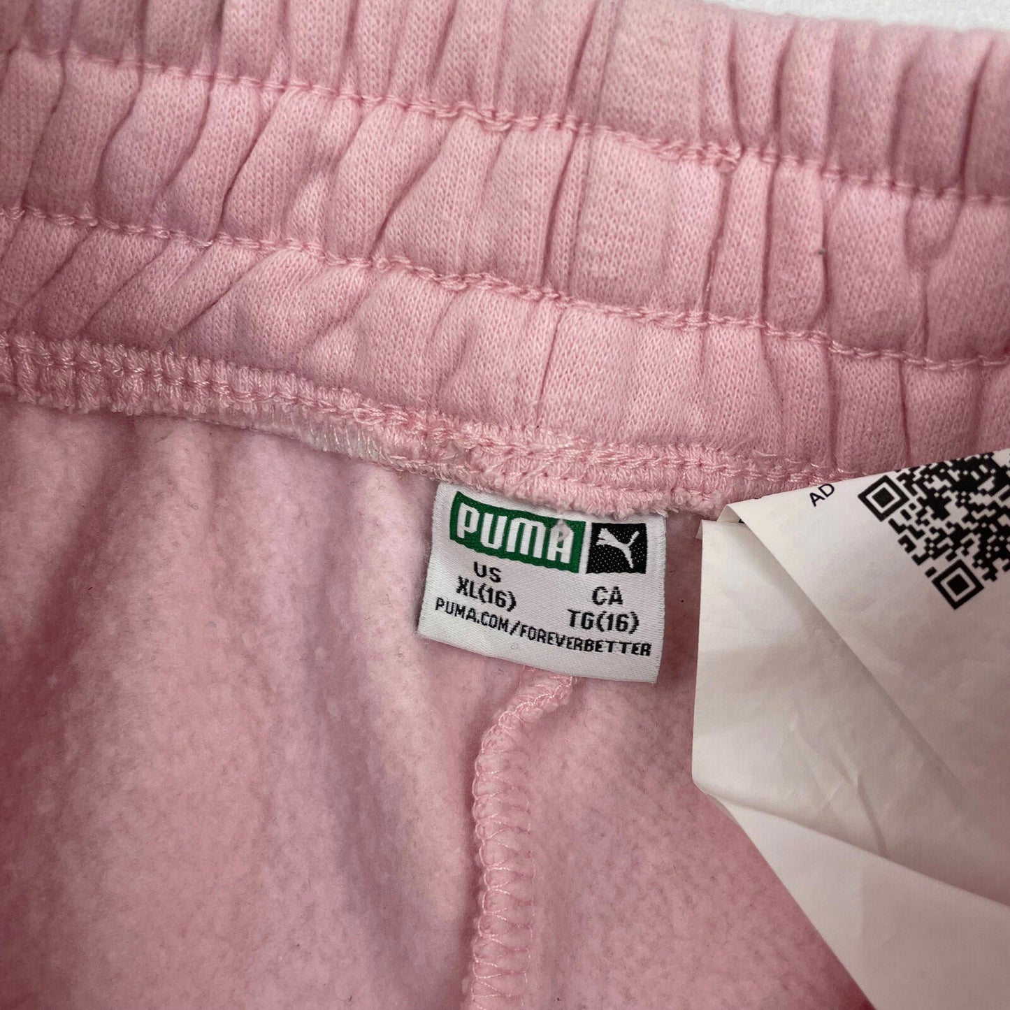 PUMA Girls Joggers Pink , Jogging Bottoms , Youth Size XL (16)