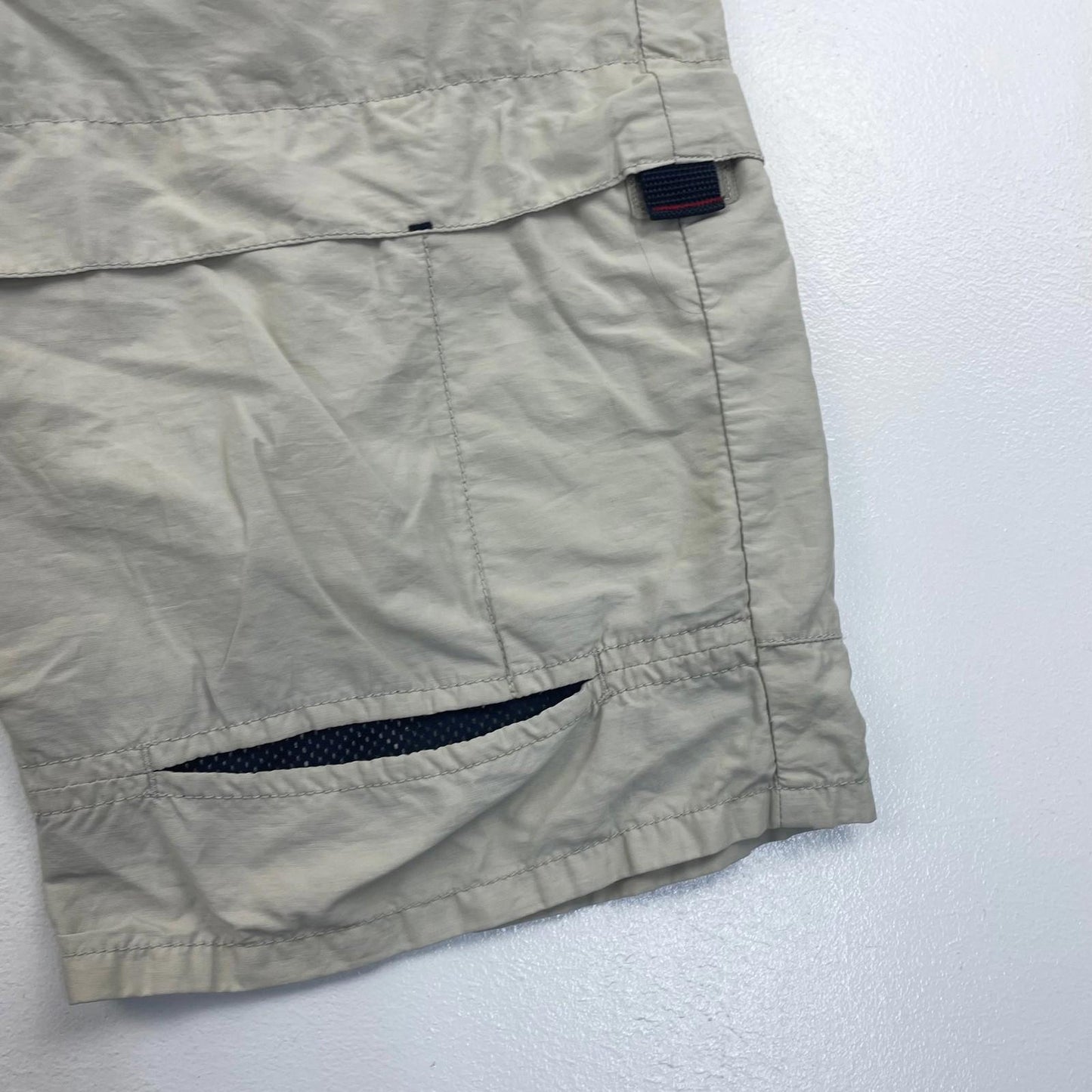 TOMMY HILFIGER Boys Casual Cargo Shorts Beige Outdoor Style Age 16