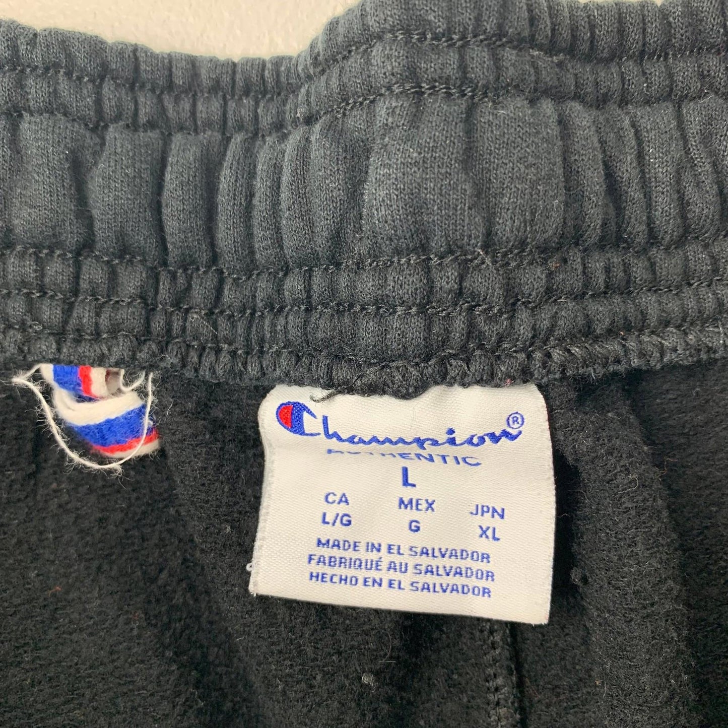 Champion Activewear Trousers Jogger Elastic Waist Black Mens L