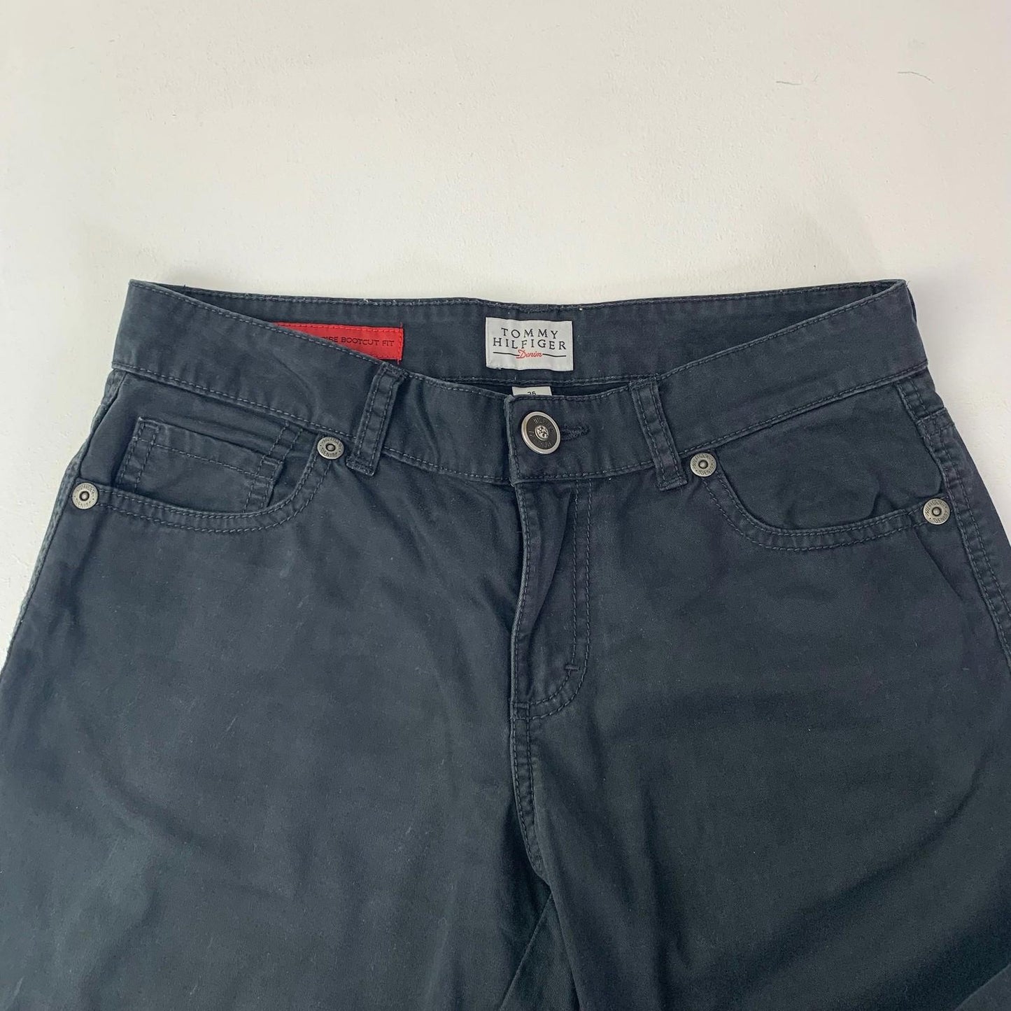 Tommy Hilfiger Cameron Bootcut Trousers Black Women UK 6