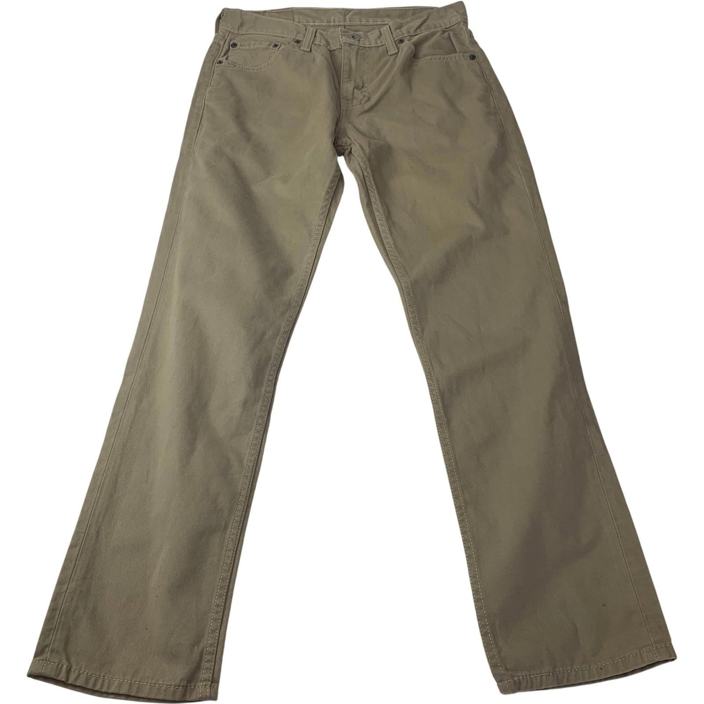 Levi's 511 Slim Fit Chino Trousers Beige Men's W30 L30