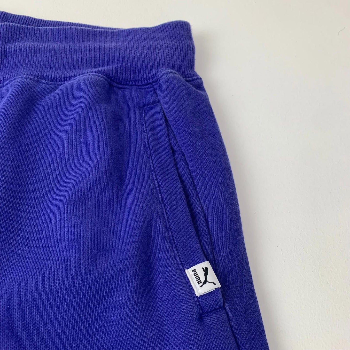 PUMA Sweatpants Joggers Casual Comfy Drawstring Blue Women S