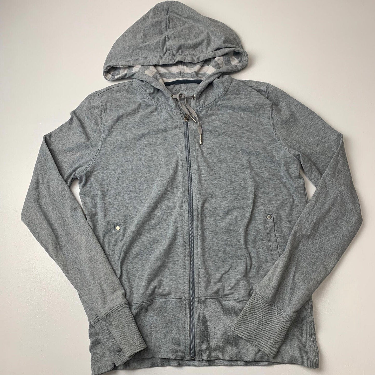 Girls Calvin Klein Performance Grey Hoodie / Youth Large / 14-15yrs