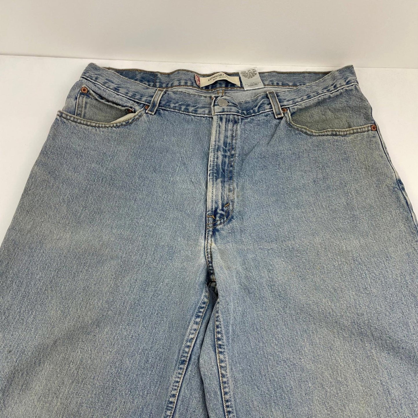 LEVI'S 560 Vintage Jeans Relaxed Fit Light Blue Denim Mens W36 L32