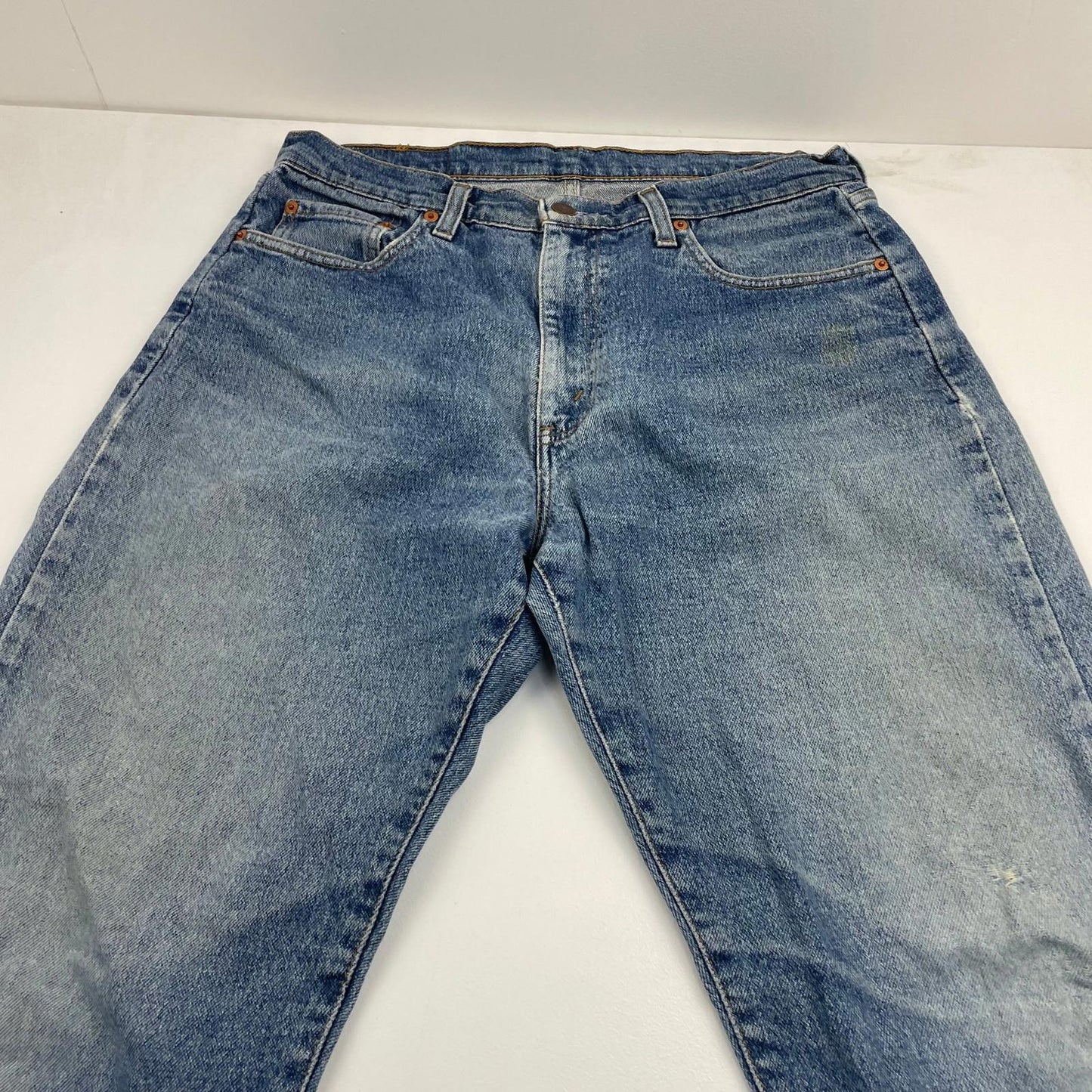 Levi's 501 Jeans Classic Straight Fit Vintage Blue Denim Men's W33 L32