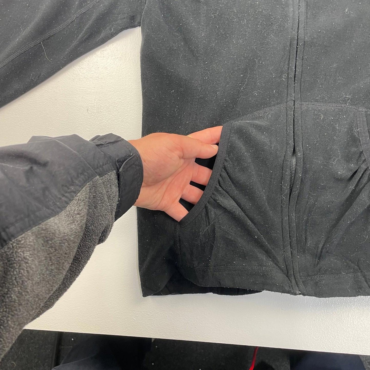 THE NORTH FACE Hoodie Full Zip Black Outdoor Warm Women's M