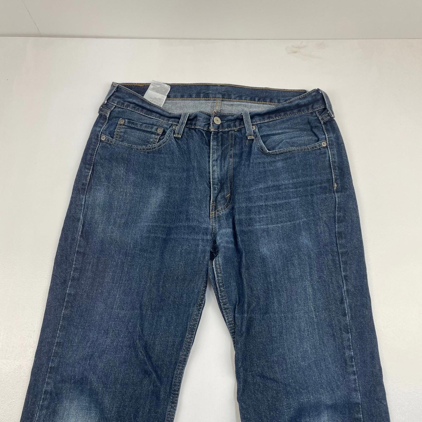 LEVI'S 514 Jeans Regular Fit Vintage Blue Denim Mens W33 L30