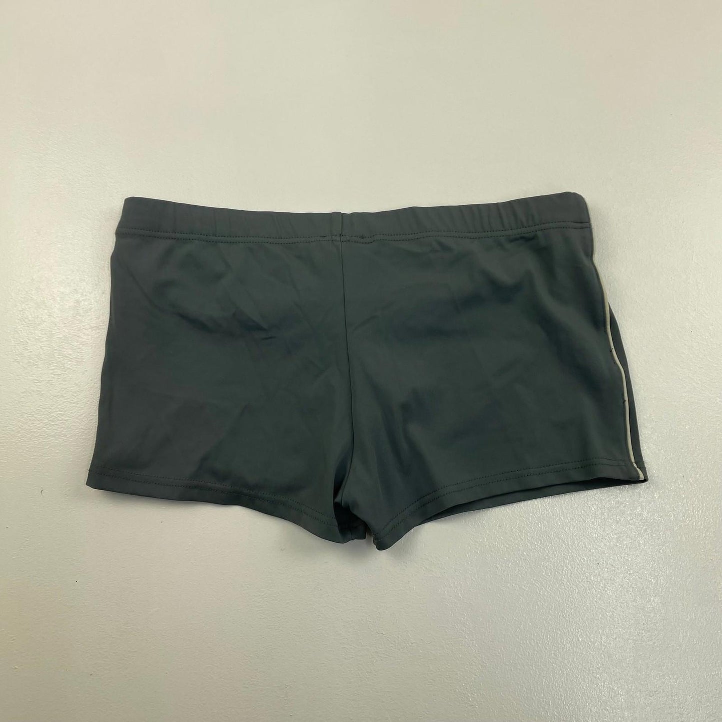 D&G Swim Shorts Retro Style Grey Red Blue Men's SMALL