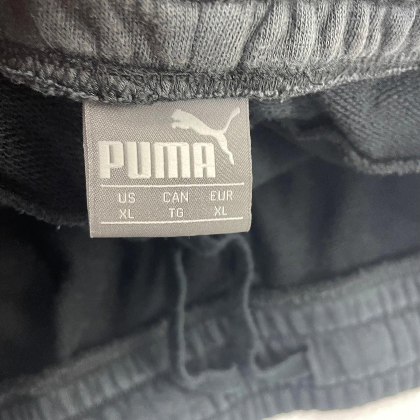Puma Shorts Elastic Waist Casual Black Mens XL