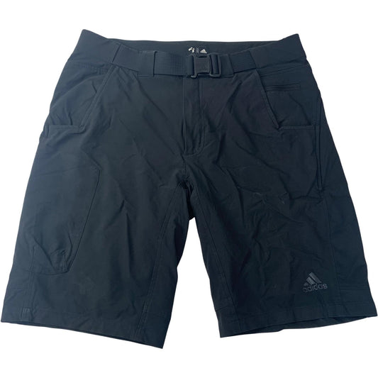 Adidas Outdoor Hiking Shorts Belted Black Mens 32"
