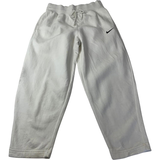 Nike Jogger Sweatpants Wide Leg Off White Womens M