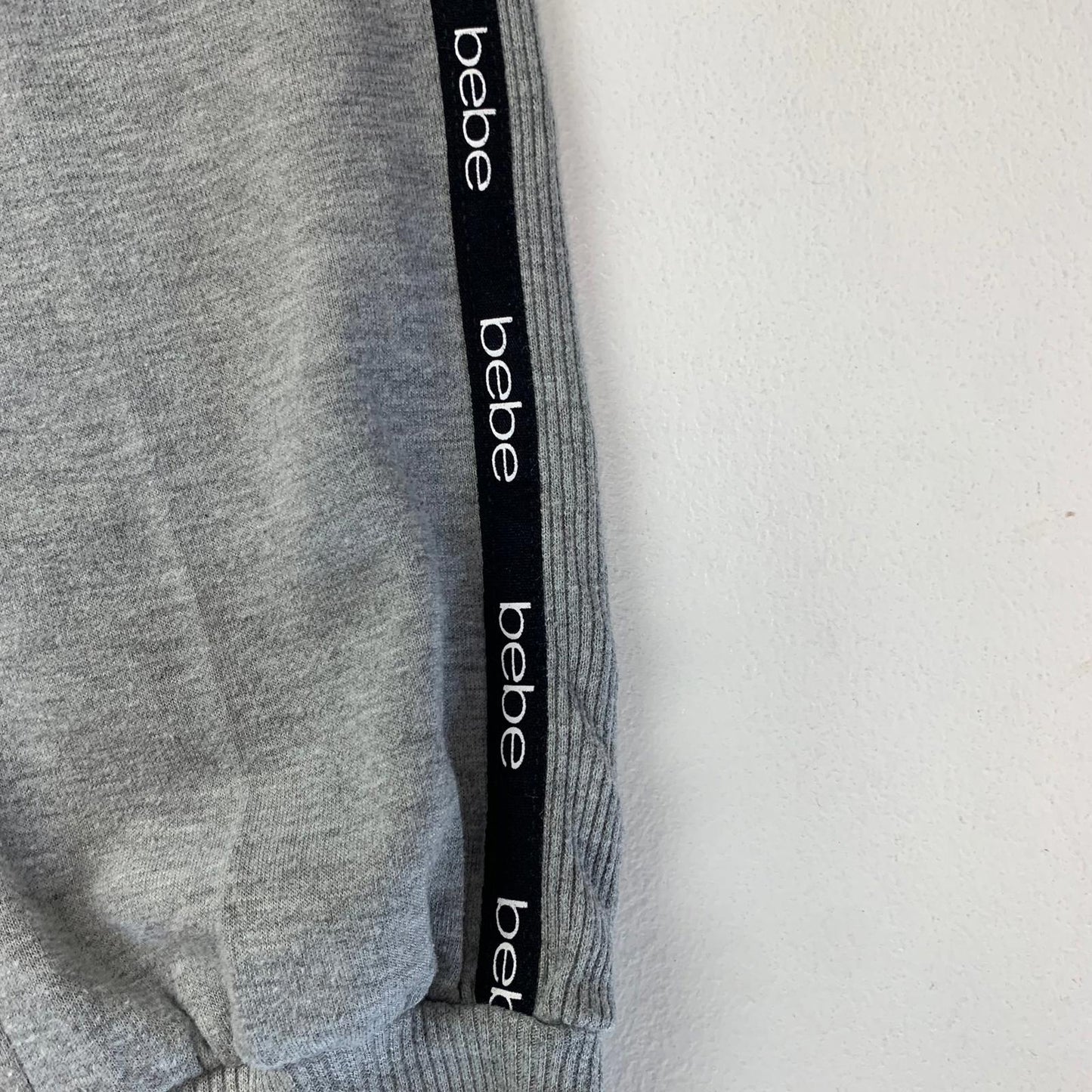 BEBE Sport Joggers Track Pants Grey Womens Large
