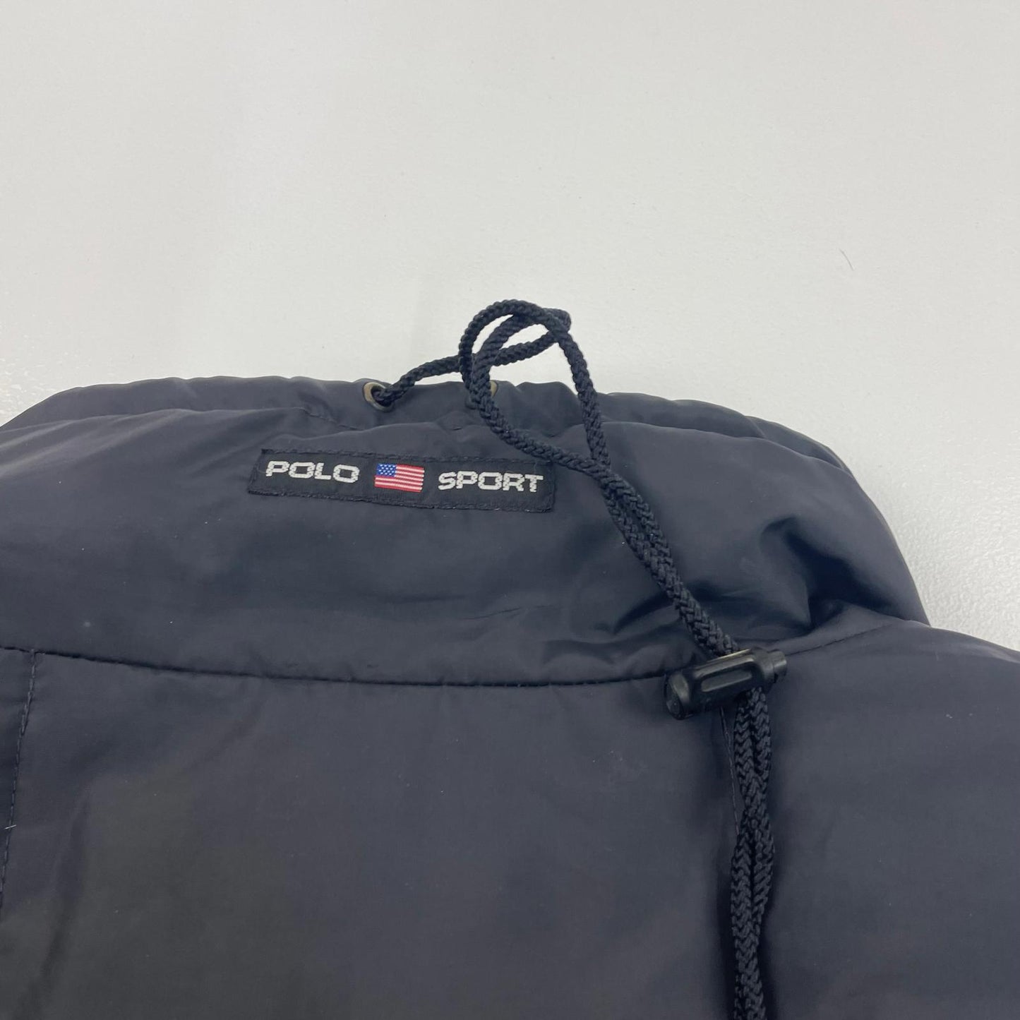RALPH LAUREN Polo Sport Puffer Jacket Quilted Black Warm Mens XL