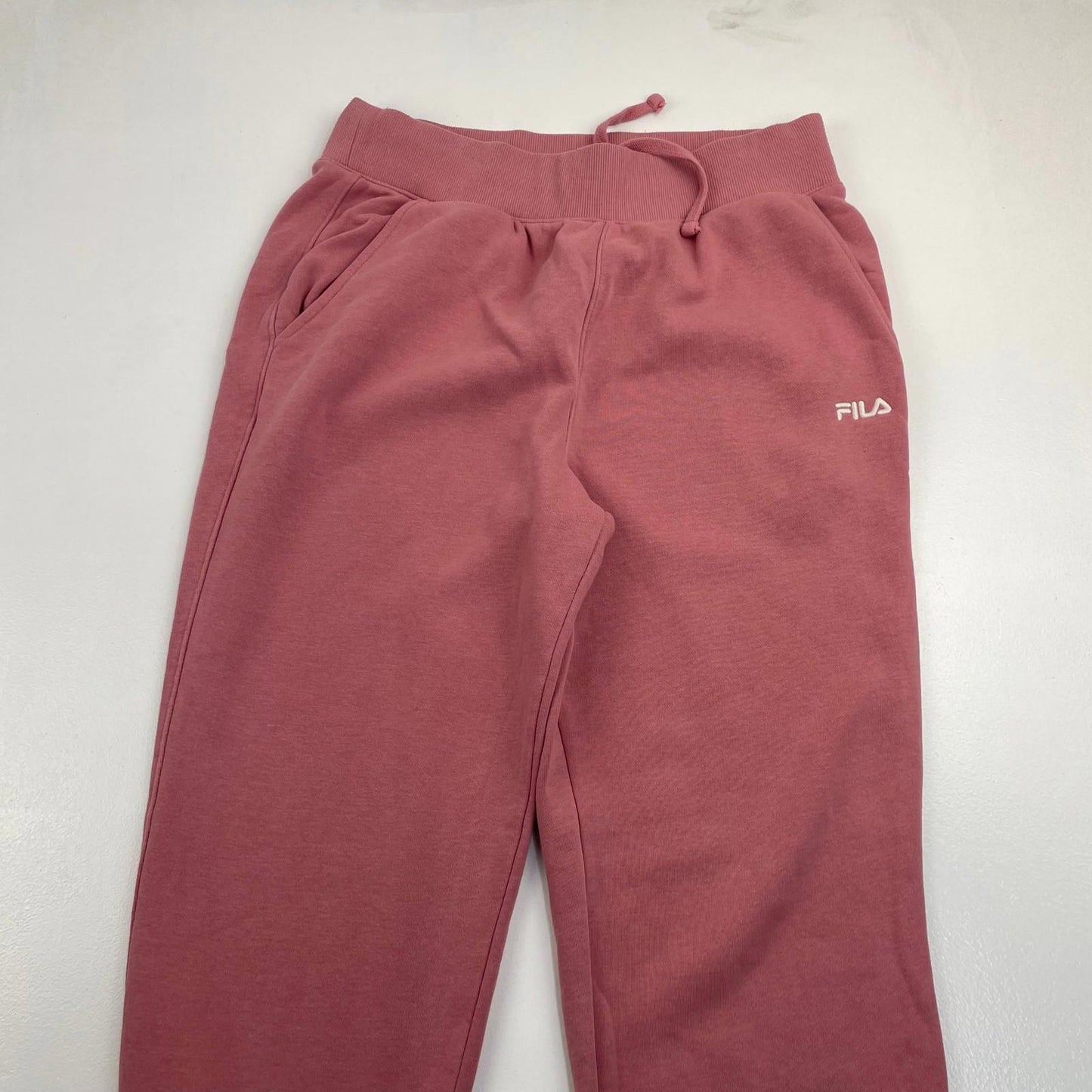 Fila Jogger Trousers Comfort Stretch Pink Womens UK M