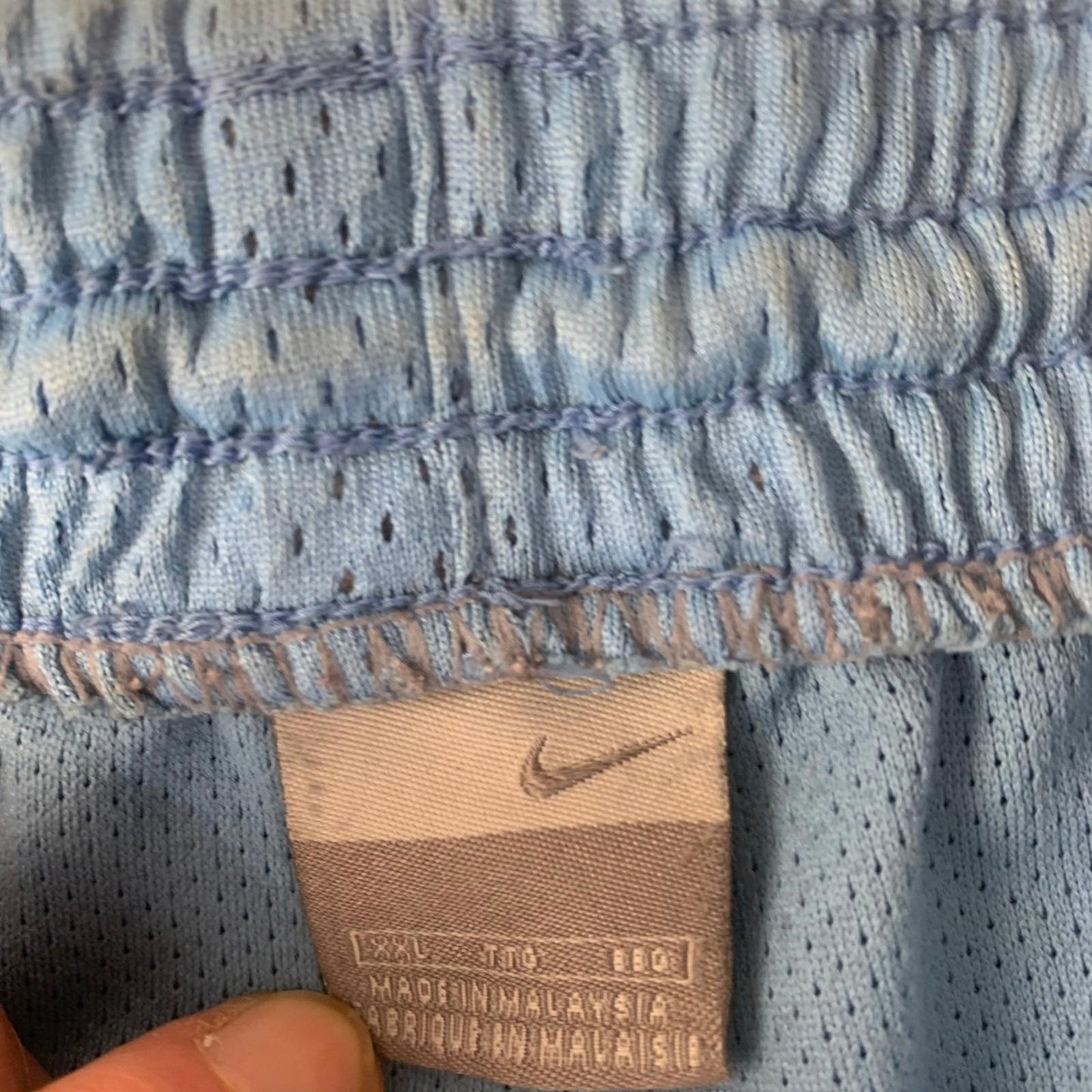 Nike Basketball Shorts Mesh Blue Sport Casual Mens XXL