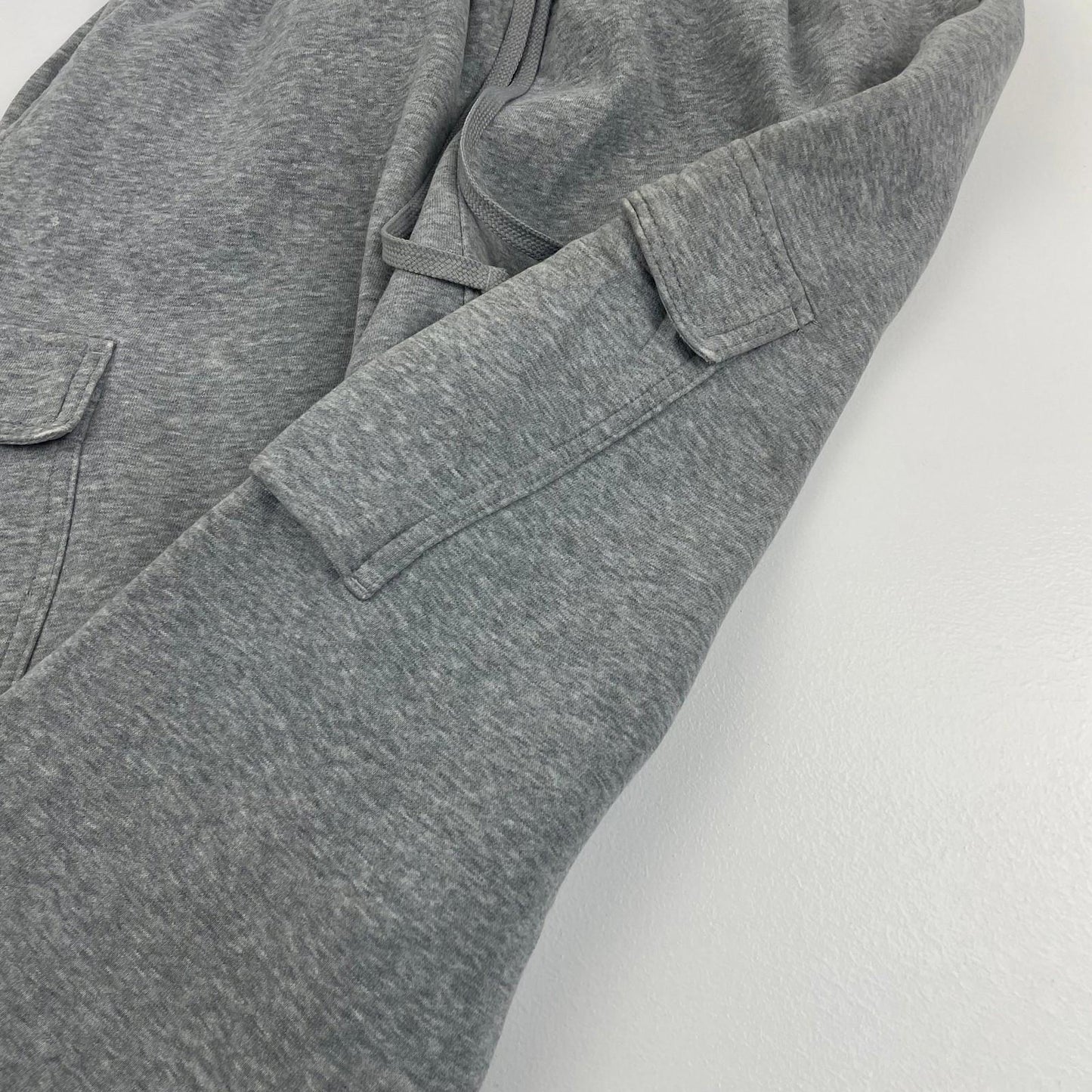 NIKE Cargo Jogger Sweatpants Grey Relaxed Fit Mens M