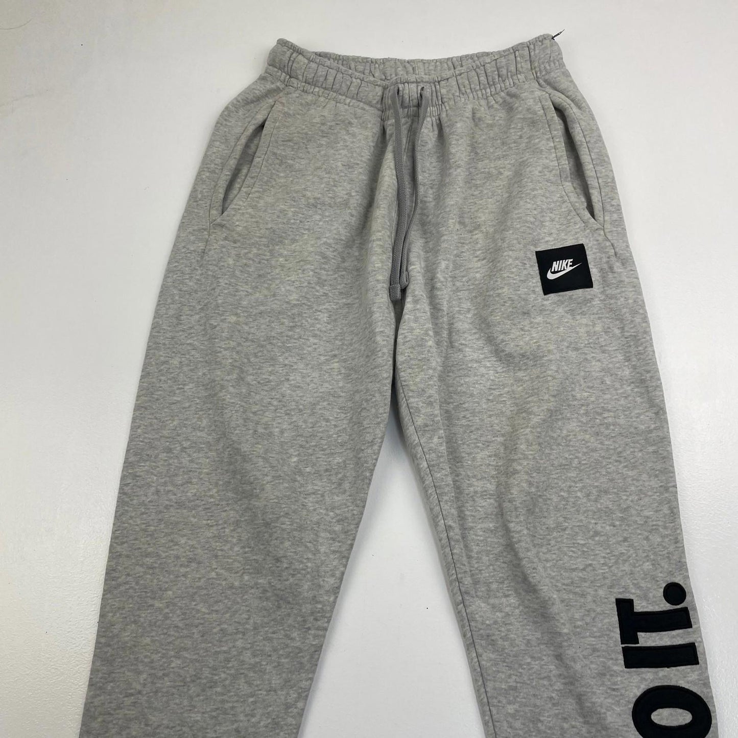 Nike Jogger Sweatpants Just Do It Grey Mens XS