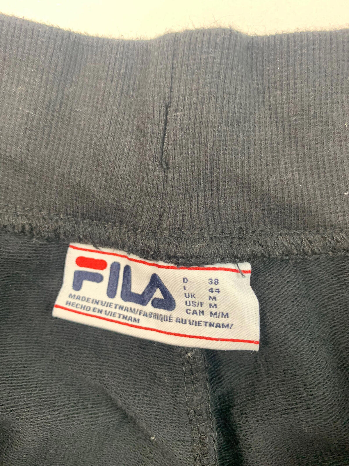 Women’s FILA Joggers / Medium / Black / Sweatpants / Jogging Bottoms