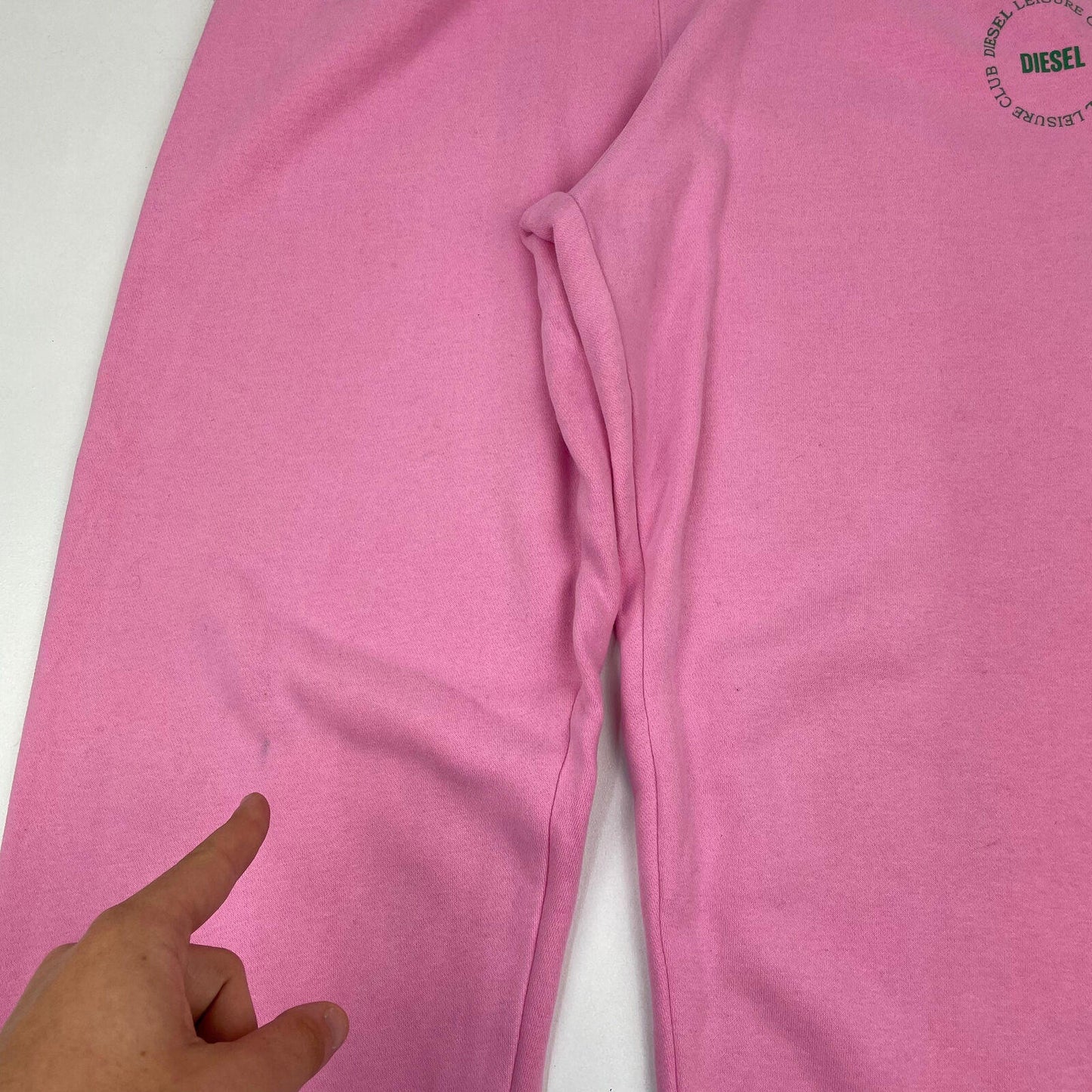 DIESEL Womens Pink Joggers , Jogging Bottoms , Size Medium