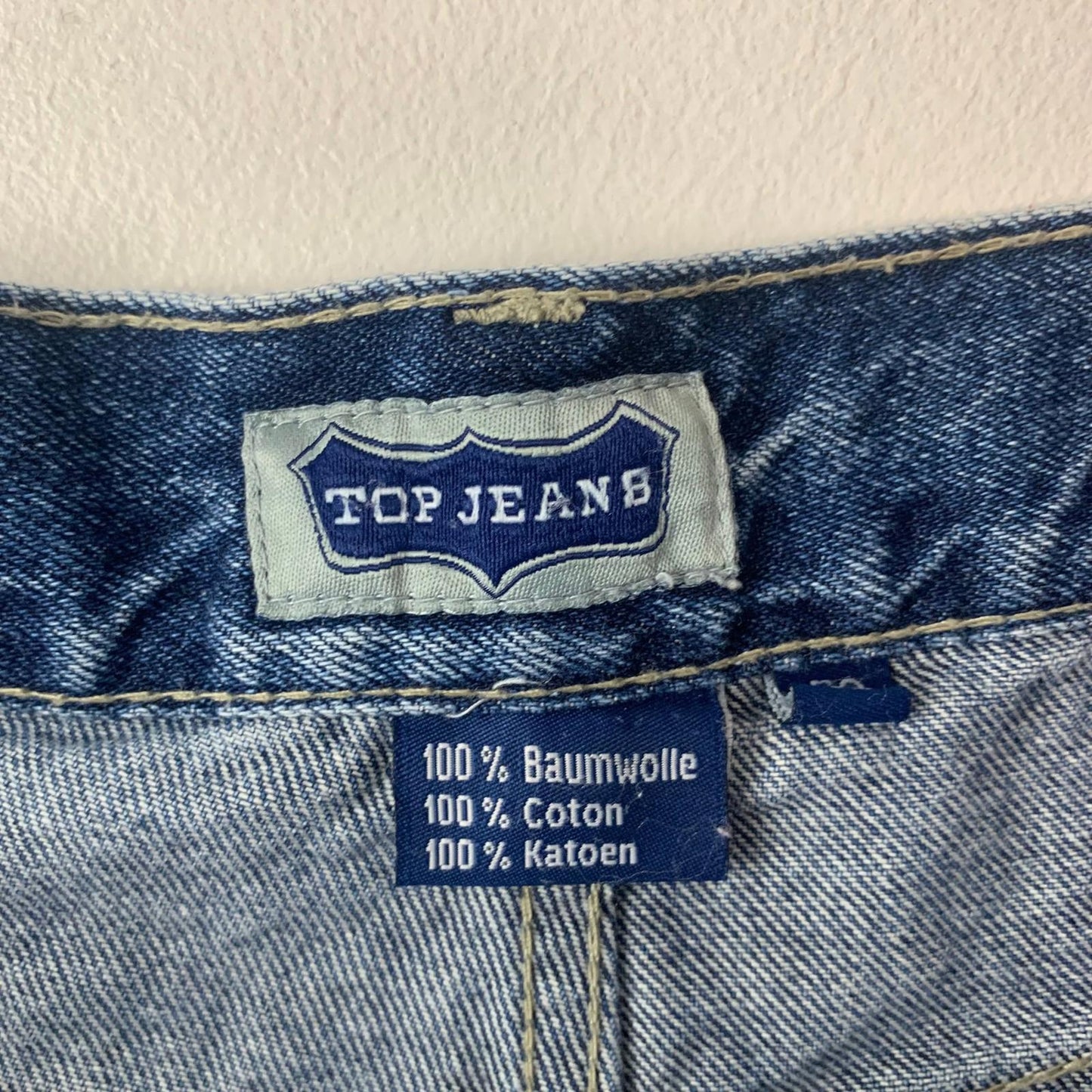 Top Jeans Denim Shorts Casual Blue Mens W34 / L