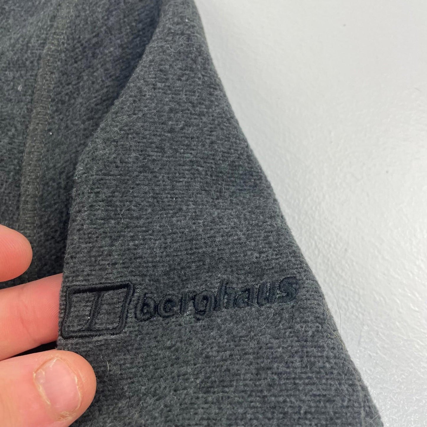 BERGHAUS Jacket Fleece Full Zip Outdoor Walking Grey Womens UK 8