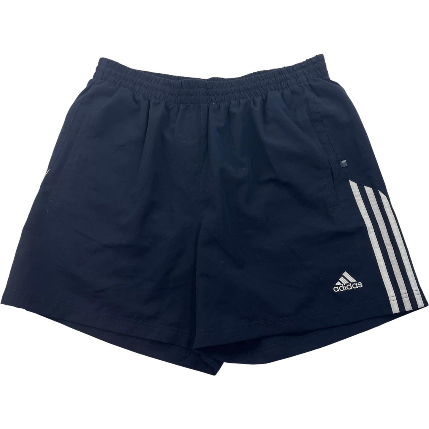 Adidas Activewear Shorts Elastic Waist Navy Blue Men's UK L