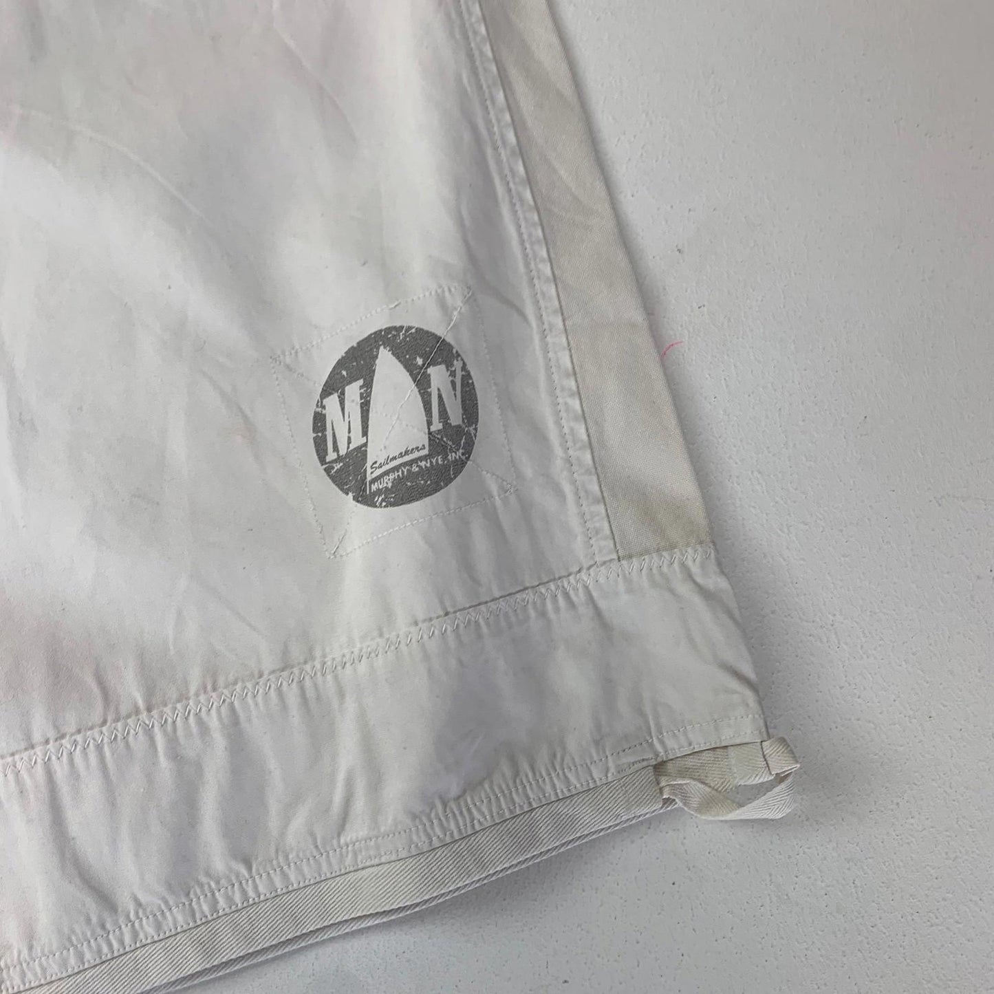 Murphy & Nye Sailmakers Cargo Shorts Sailcloth White Mens W38
