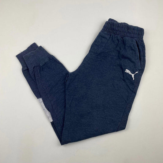 Boys PUMA Blue Joggers , Jogging Bottoms ,Size Youth XL