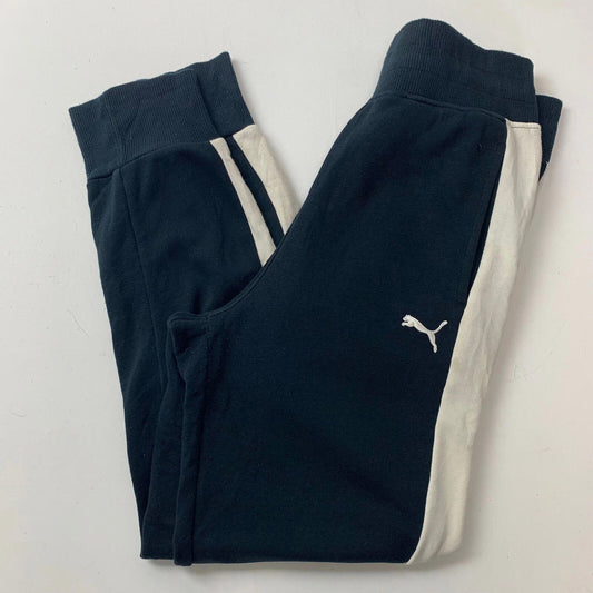 Women’s PUMA Jogging Bottoms /,uk 10 / Small / Blue & White / Joggers