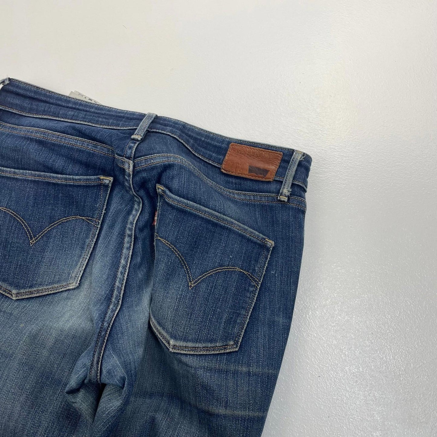 Levi’s High Rise Skinny Jeans Stretch Fit Blue Denim Womens UK 6