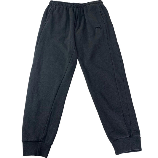 PUMA Jogger Sweatpants Elastic Waist Comfort Fit Grey Mens L