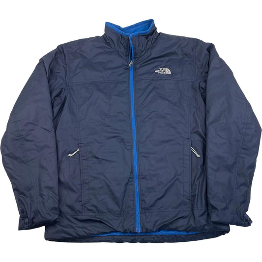 THE NORTH FACE Jacket Insulated Blue Zip Pockets Outdoor Mens M