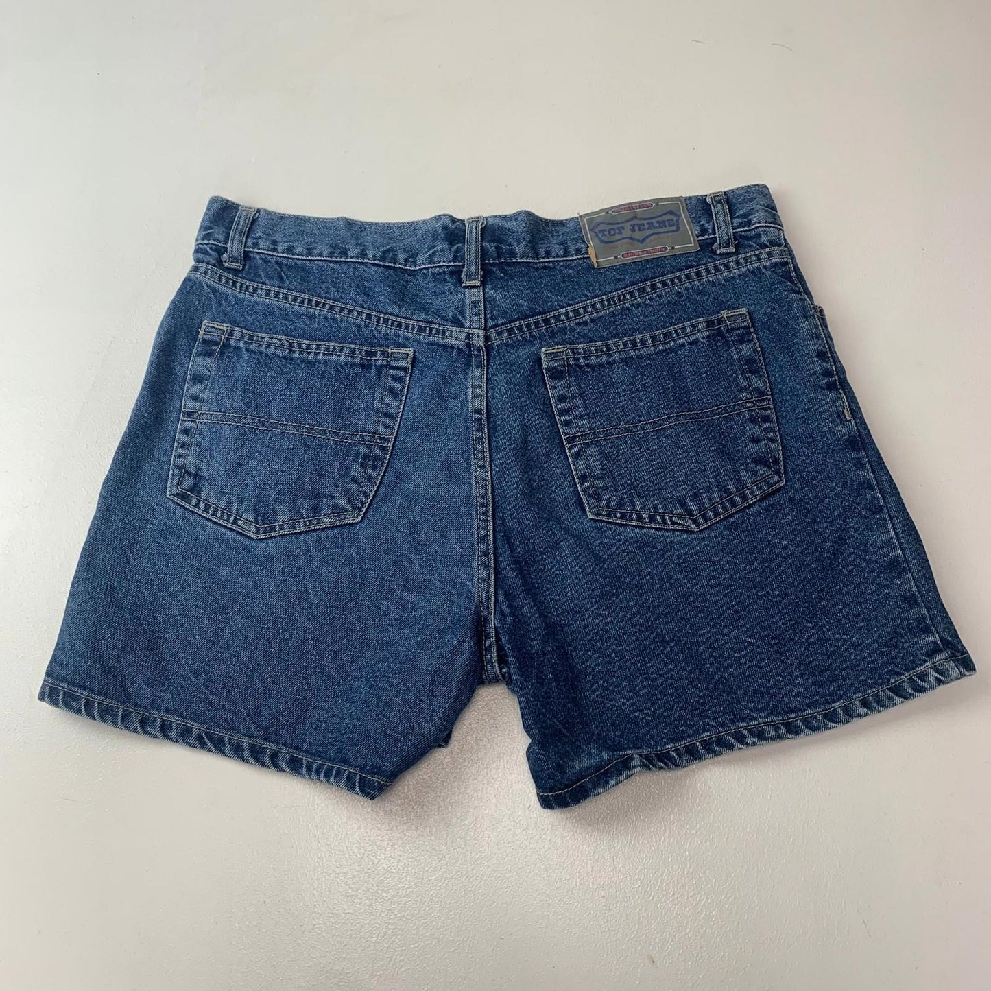 Top Jeans Denim Shorts Casual Blue Mens W34 / L