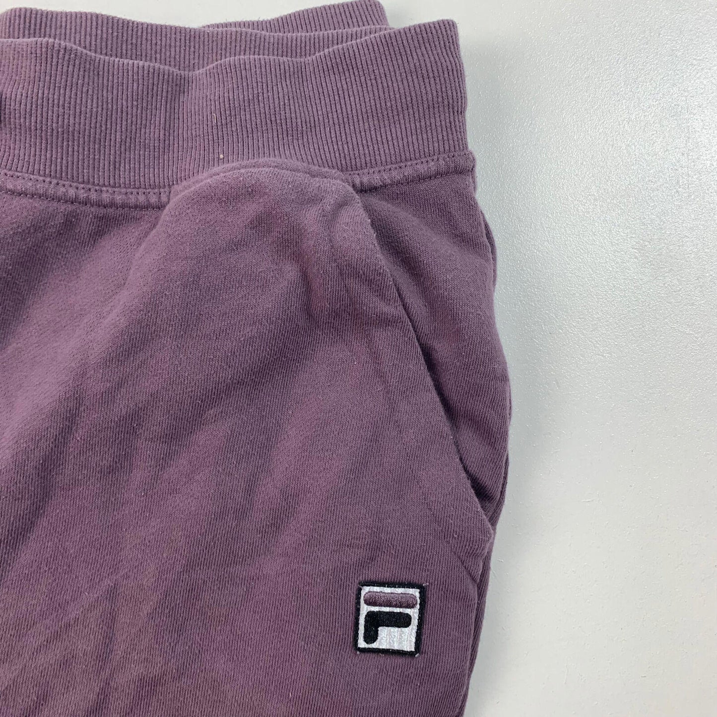 Women’s FILA Joggers / Lilac / Medium / Classic Fit / Cuffed Ankles
