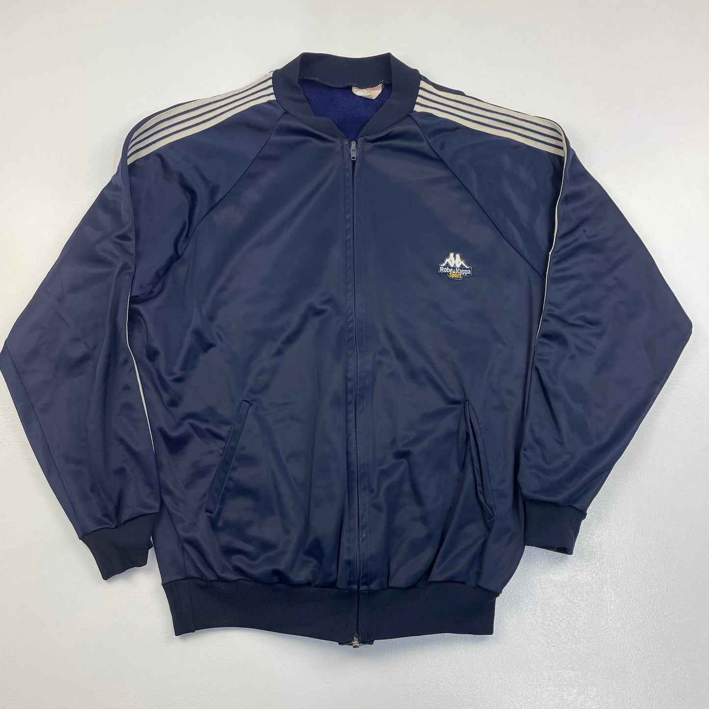 Men’s Vintage 90’s ROBE DI KAPPA Blue Track Top Jacket , Size XL