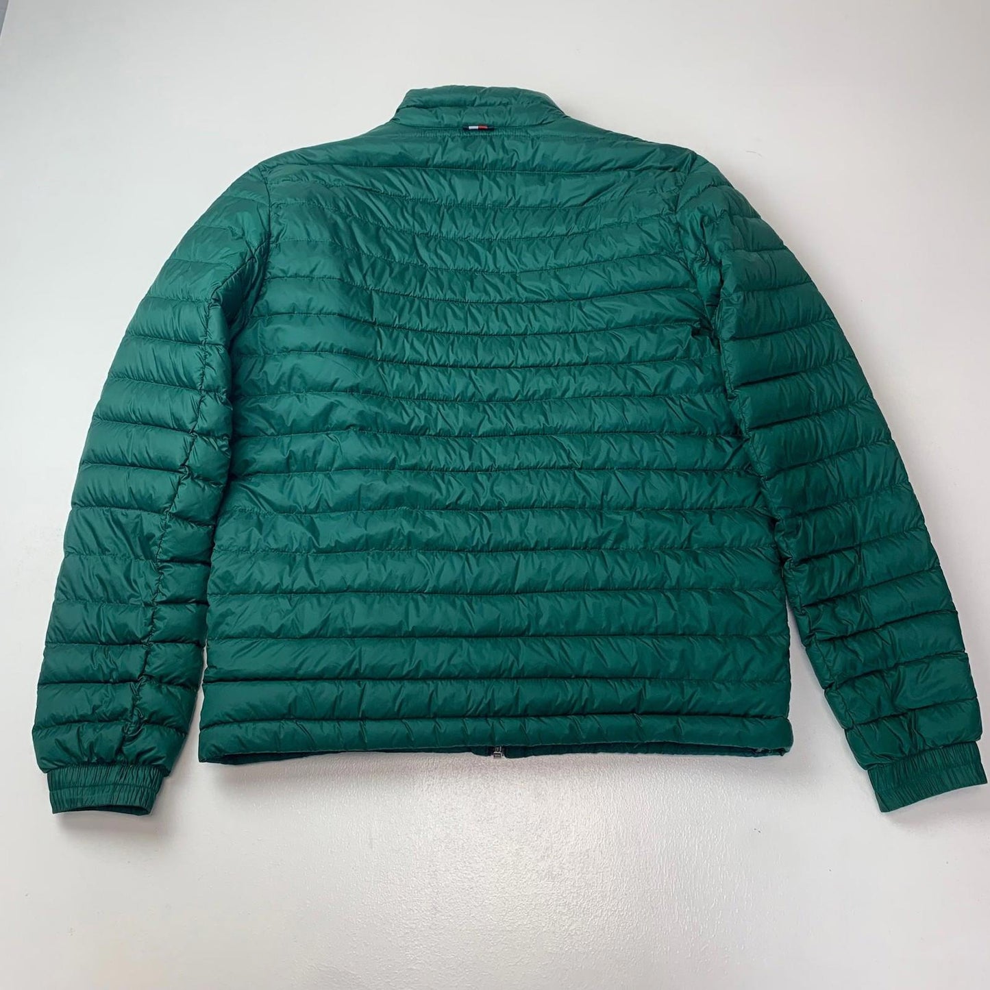 Tommy Hilfiger Puffer Jacket Quilted Green Mens Small