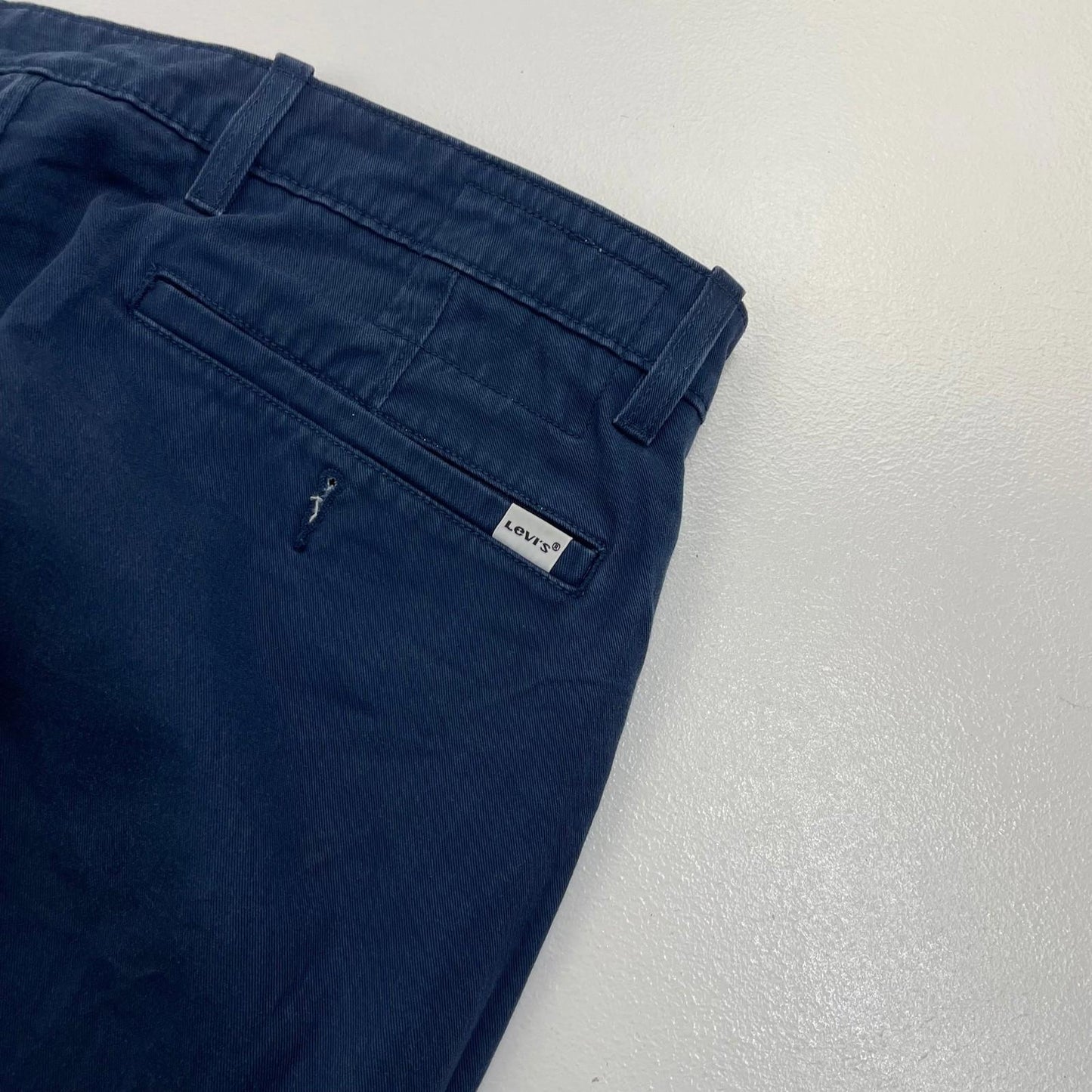 Levi's Jogger Trousers Casual Elastic Cuff Blue Mens W36 L32