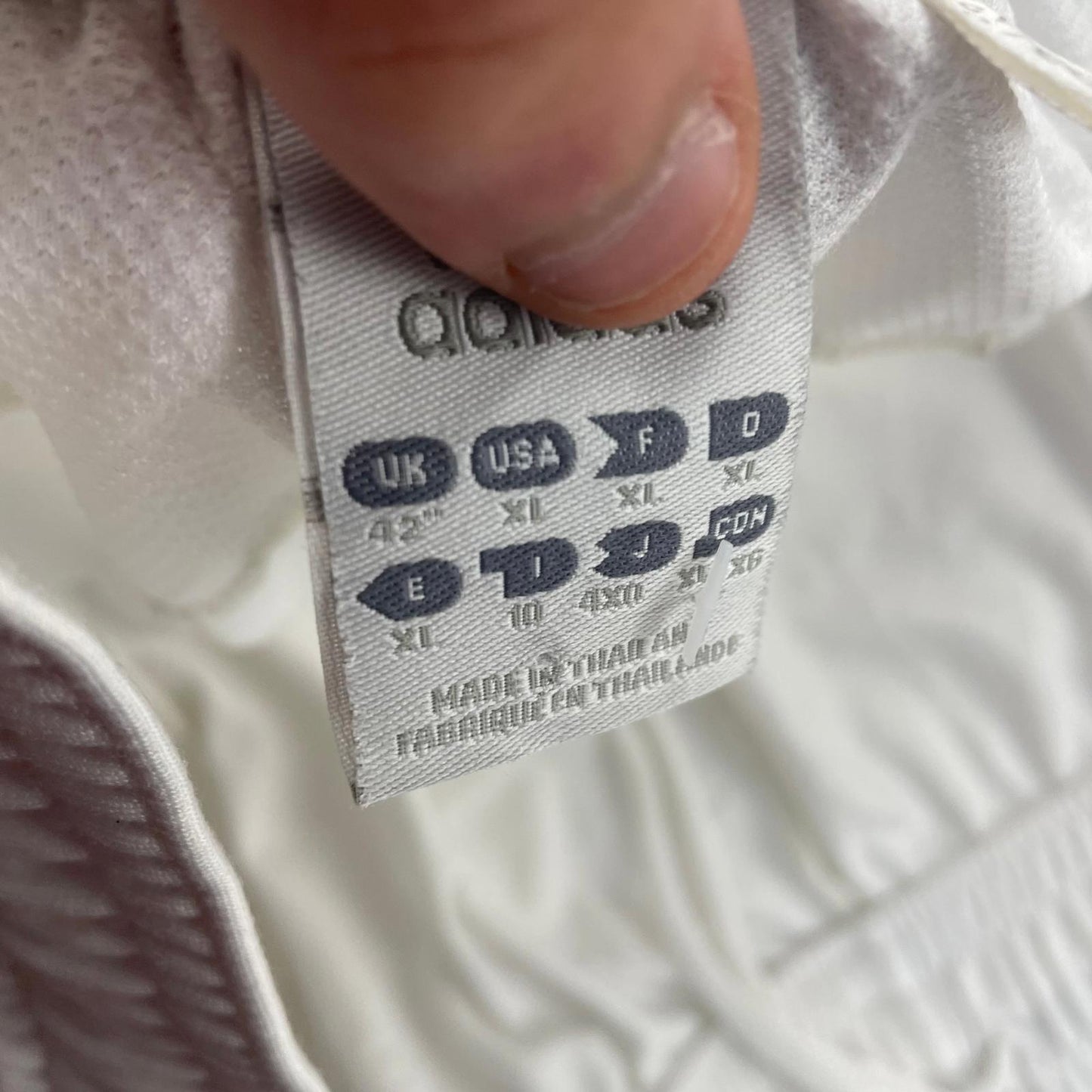 Adidas ClimaCool Athletic Shorts Breathable Sports White Mens L